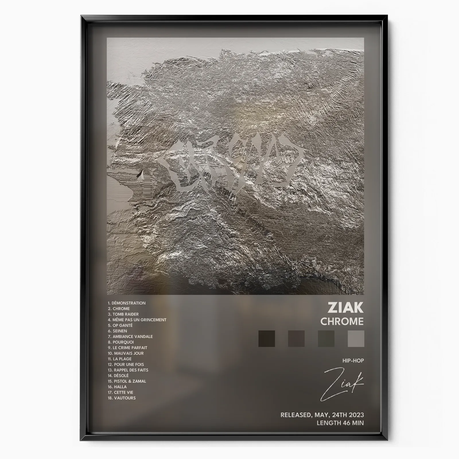 Ziak - Chrome poster, museum grade matte print
