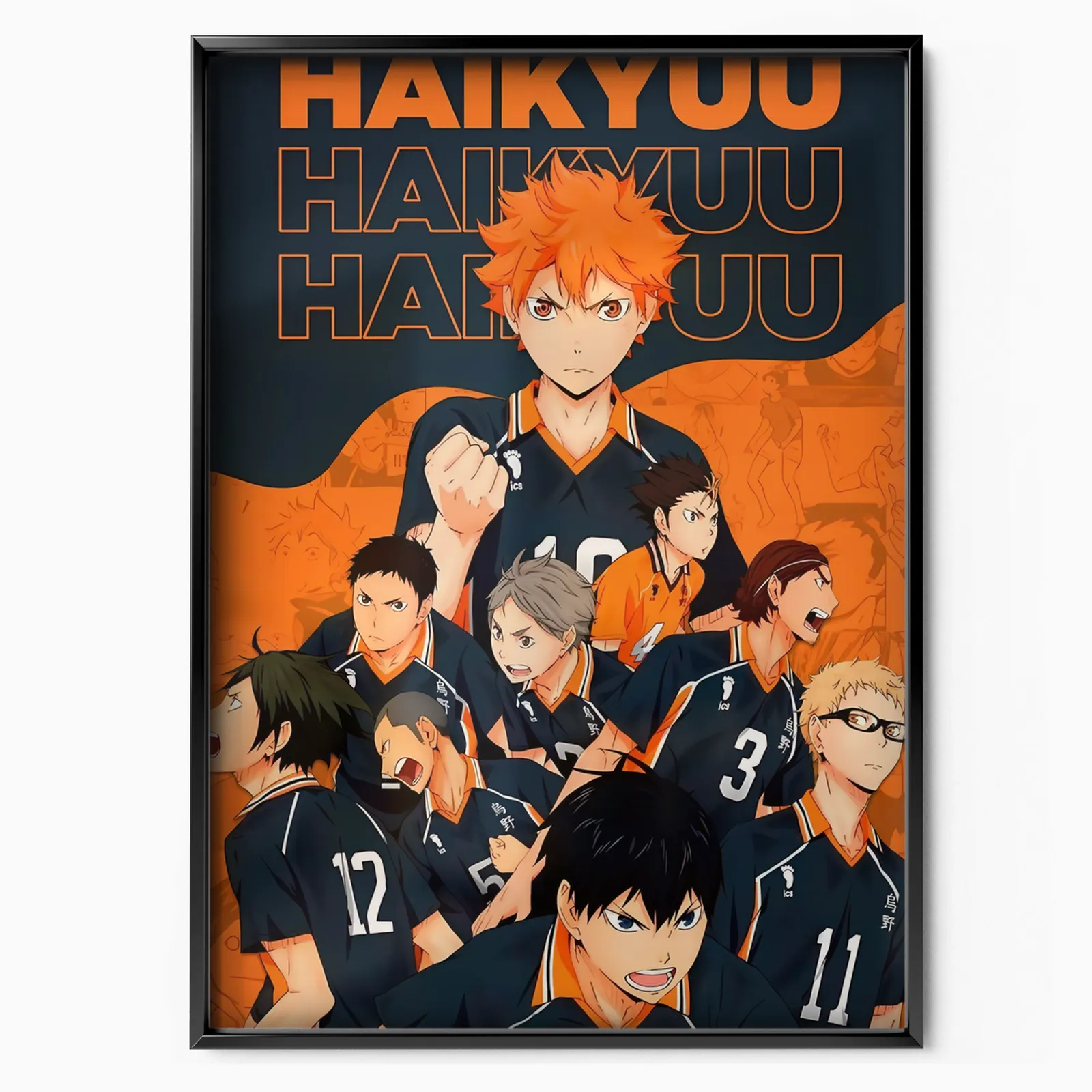 HAIKYUU charakteru poster