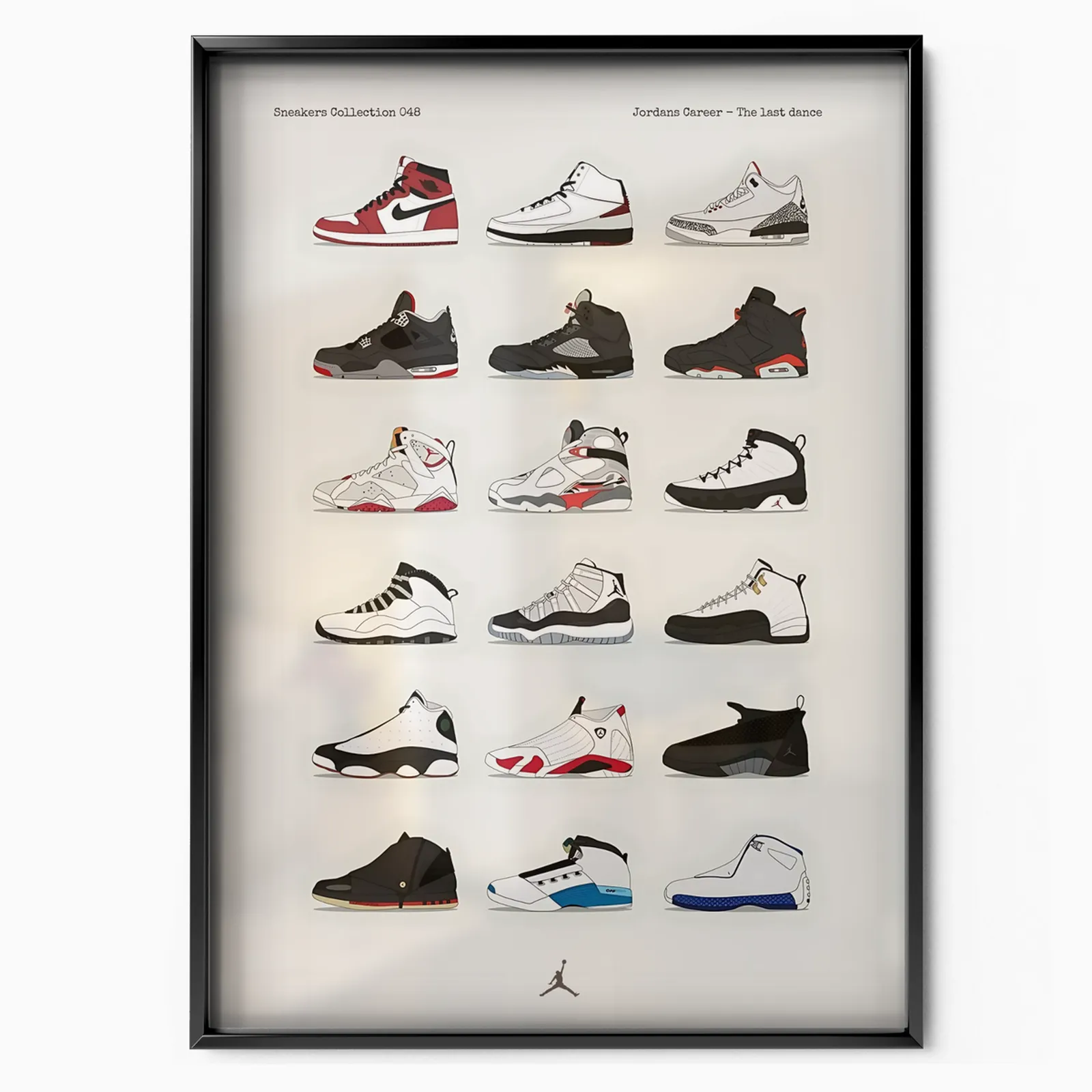 Jordans Career   The last dance poster, museum grade matte print