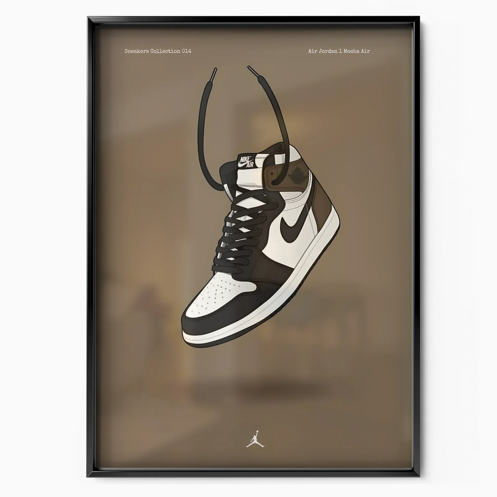 Air Jordan 1 Mocha Air poster, museum grade matte print