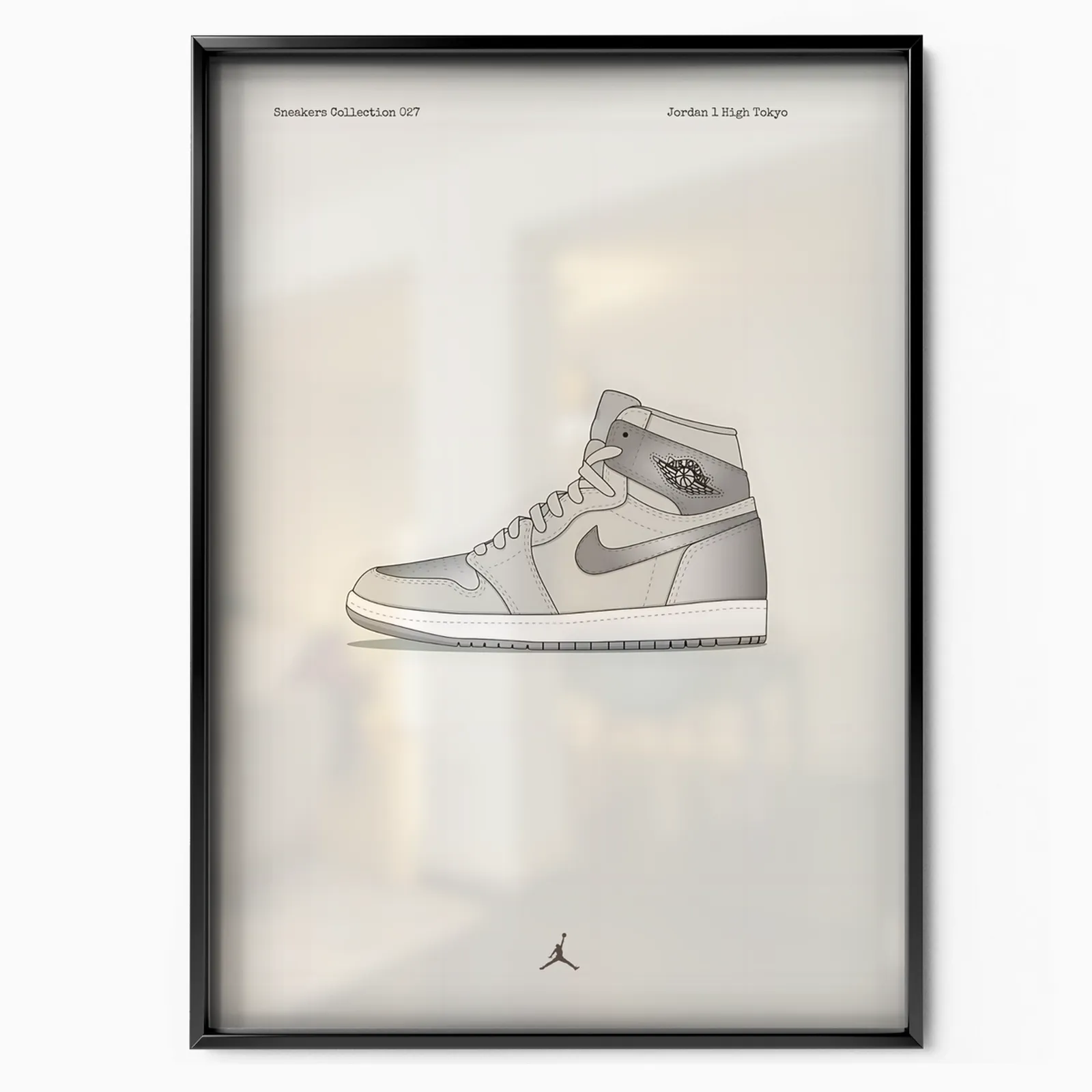 Jordan 1 High Tokyo poster, museum grade matte print