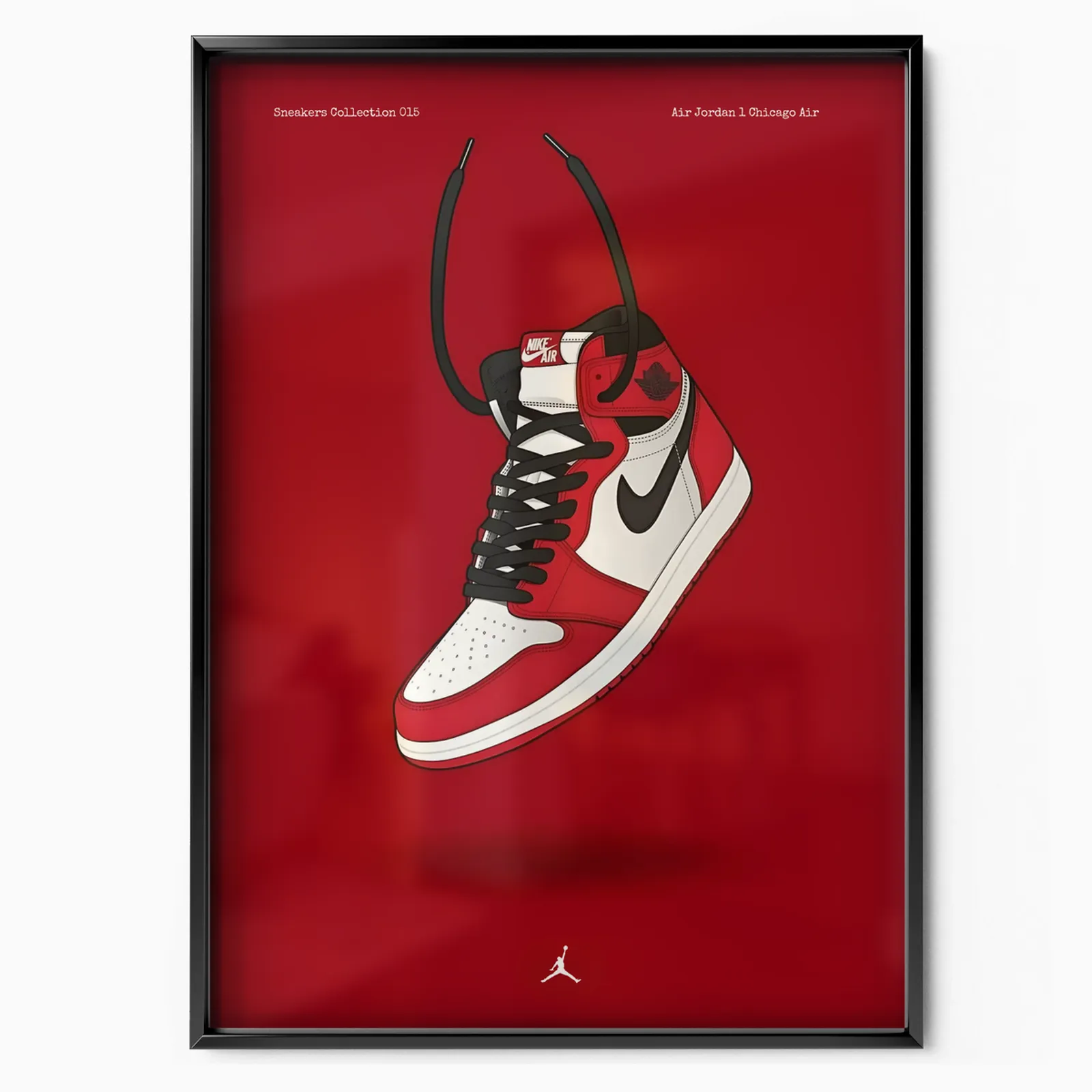 Air Jordan 1 Chicago Air Red poster, museum grade matte print