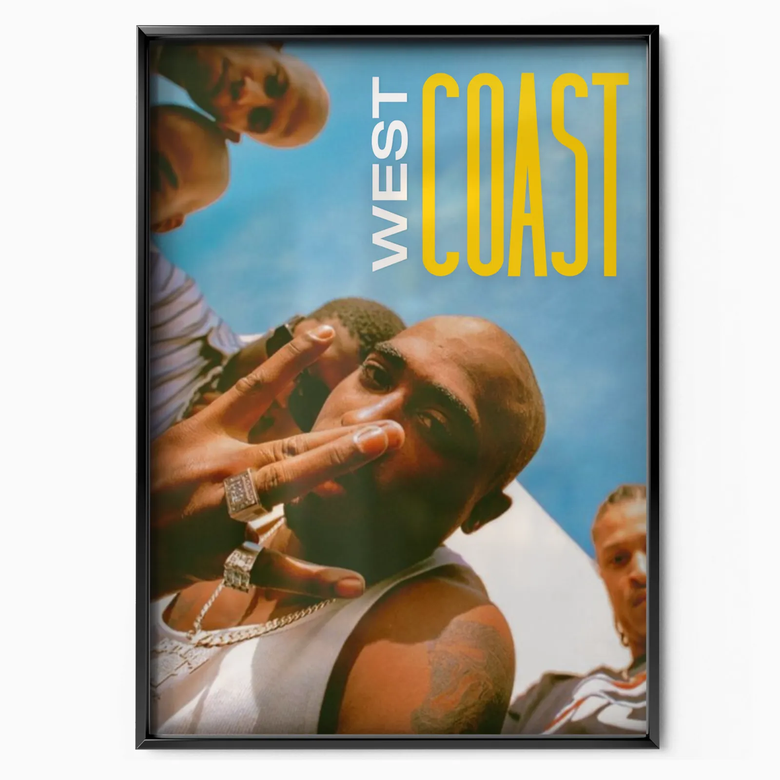 West Coast Legend poster, museum grade matte print