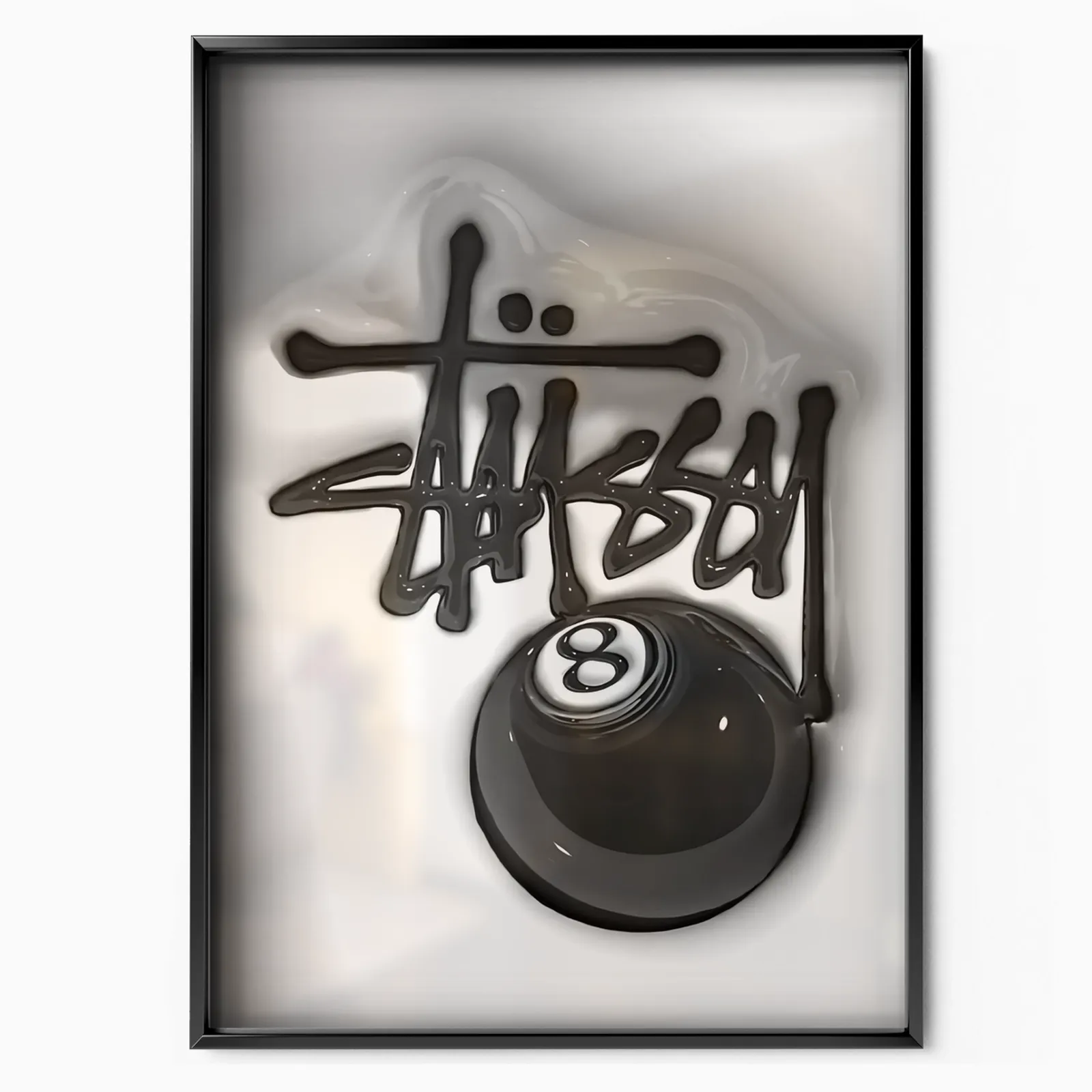 8 Ball Slick poster, museum grade matte print