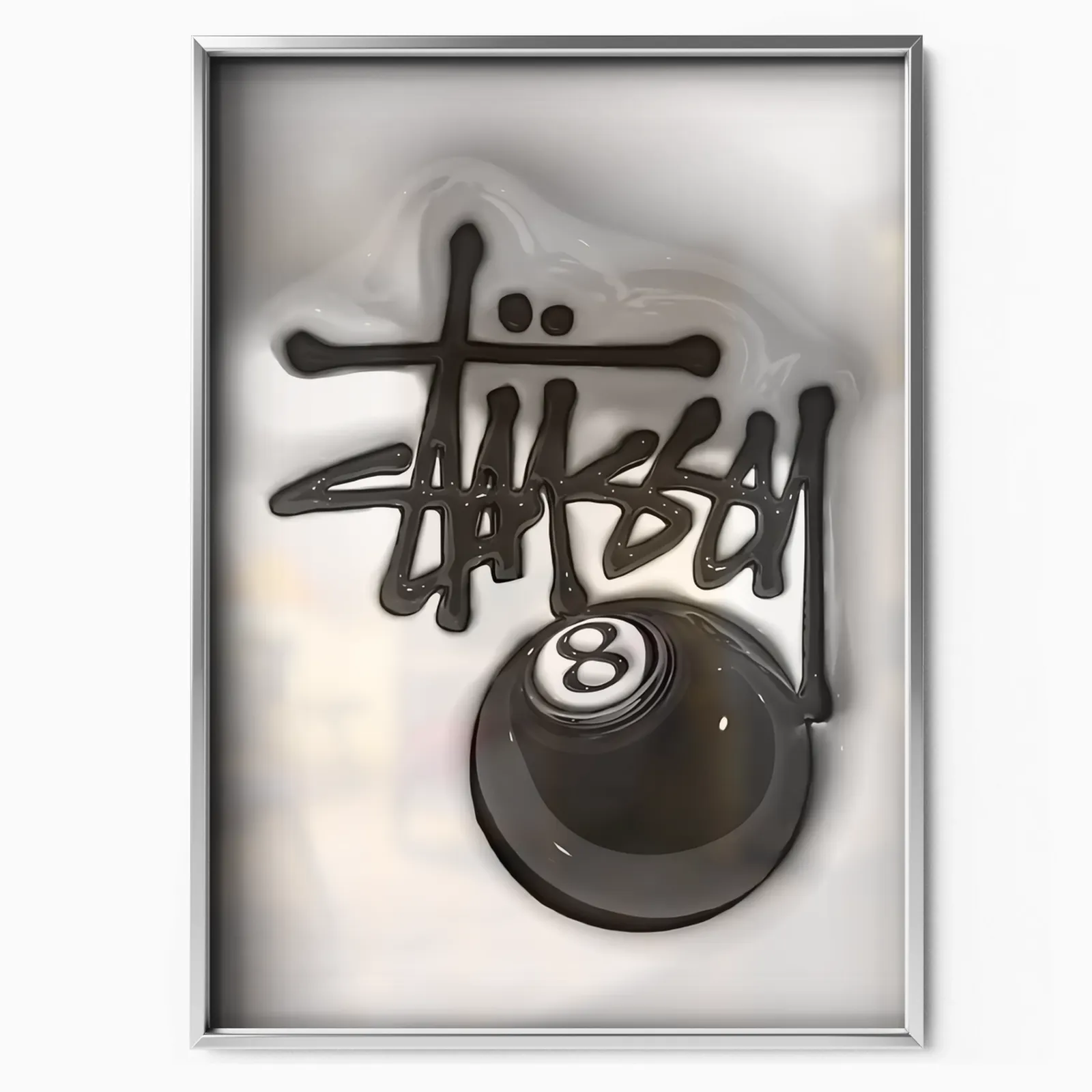STÜSSY 8 BALL SLICK Poster – from 7.95€ | Free Shipping