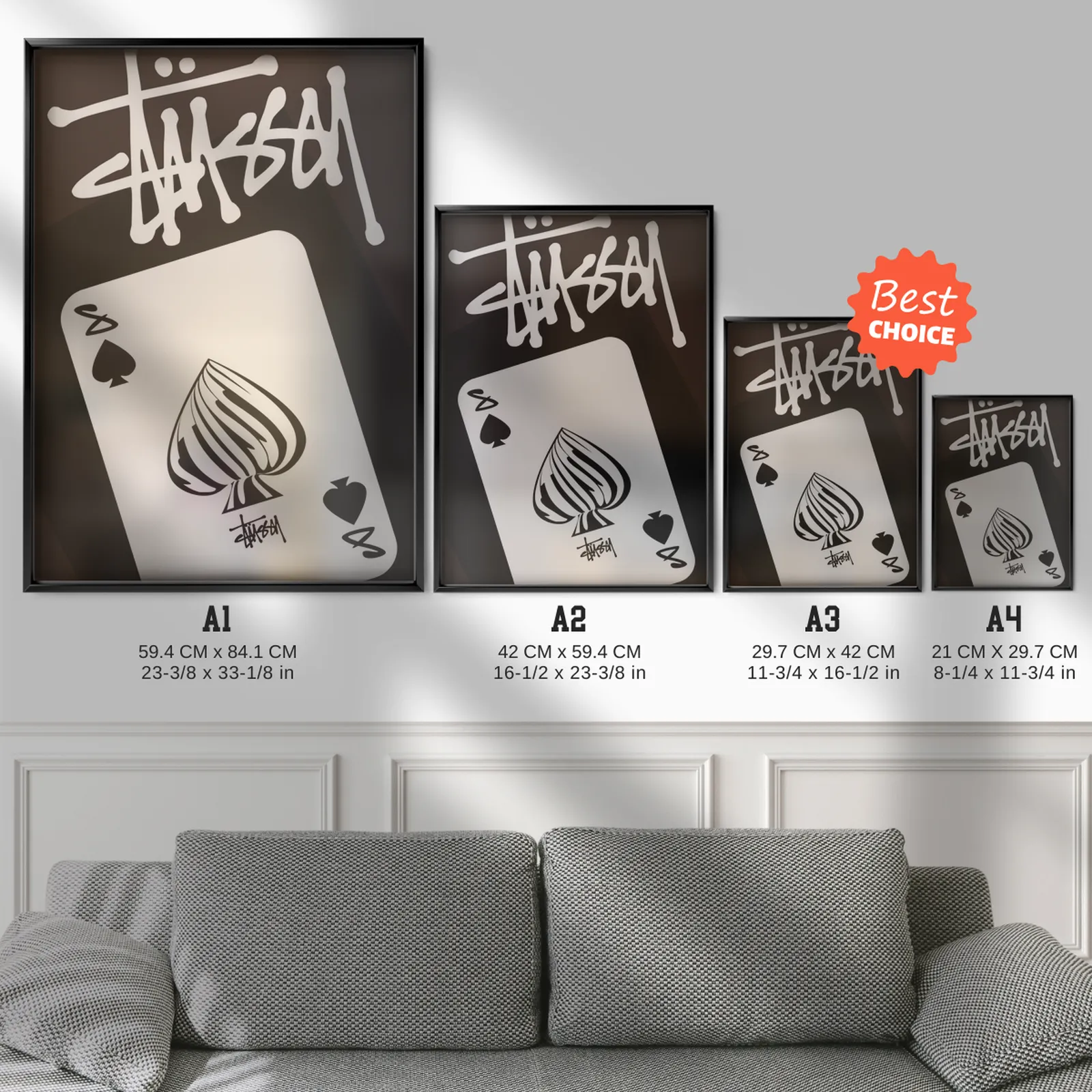 Stussy Card Poster – from 7.95€ | Free Shipping