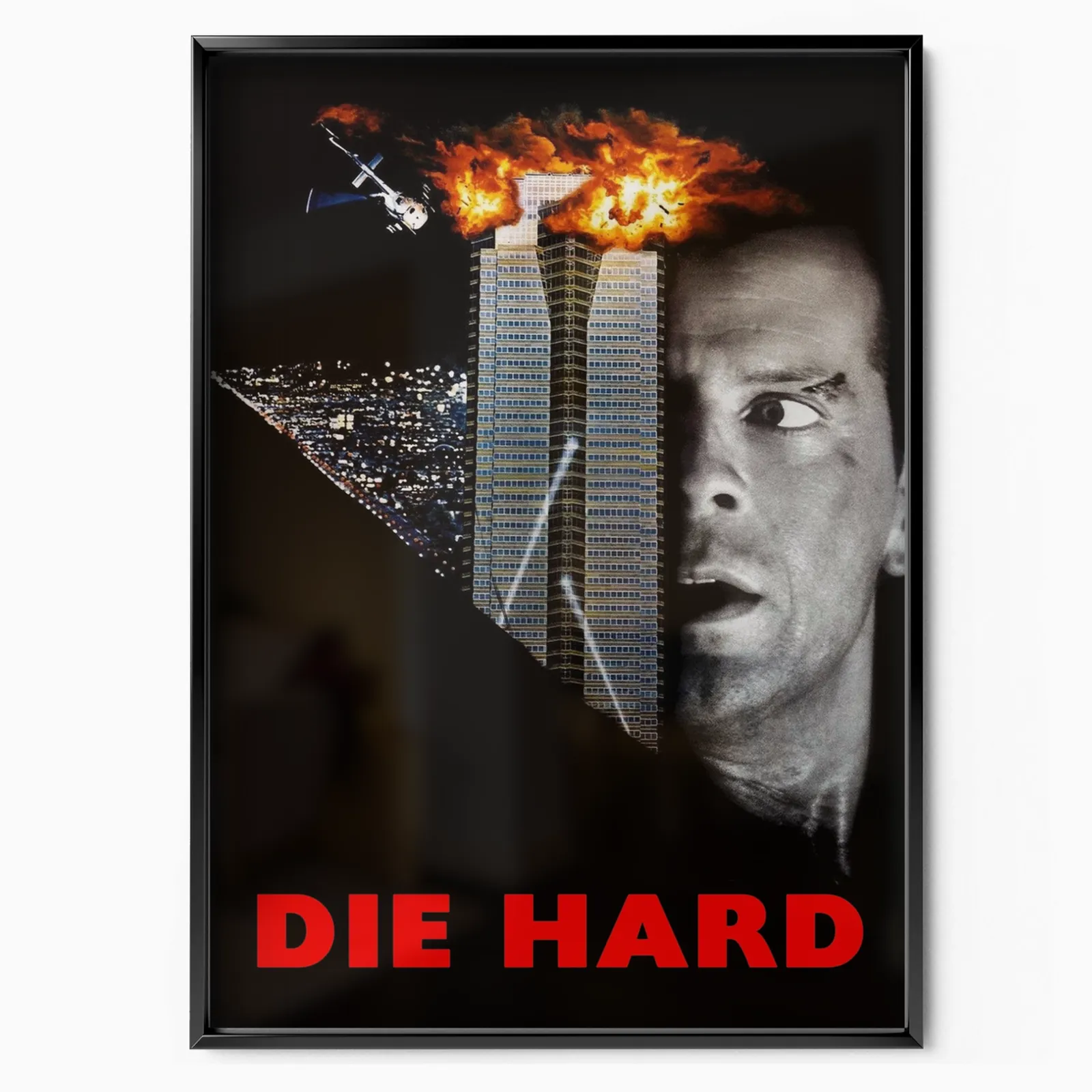 Die Hard poster, museum grade matte print