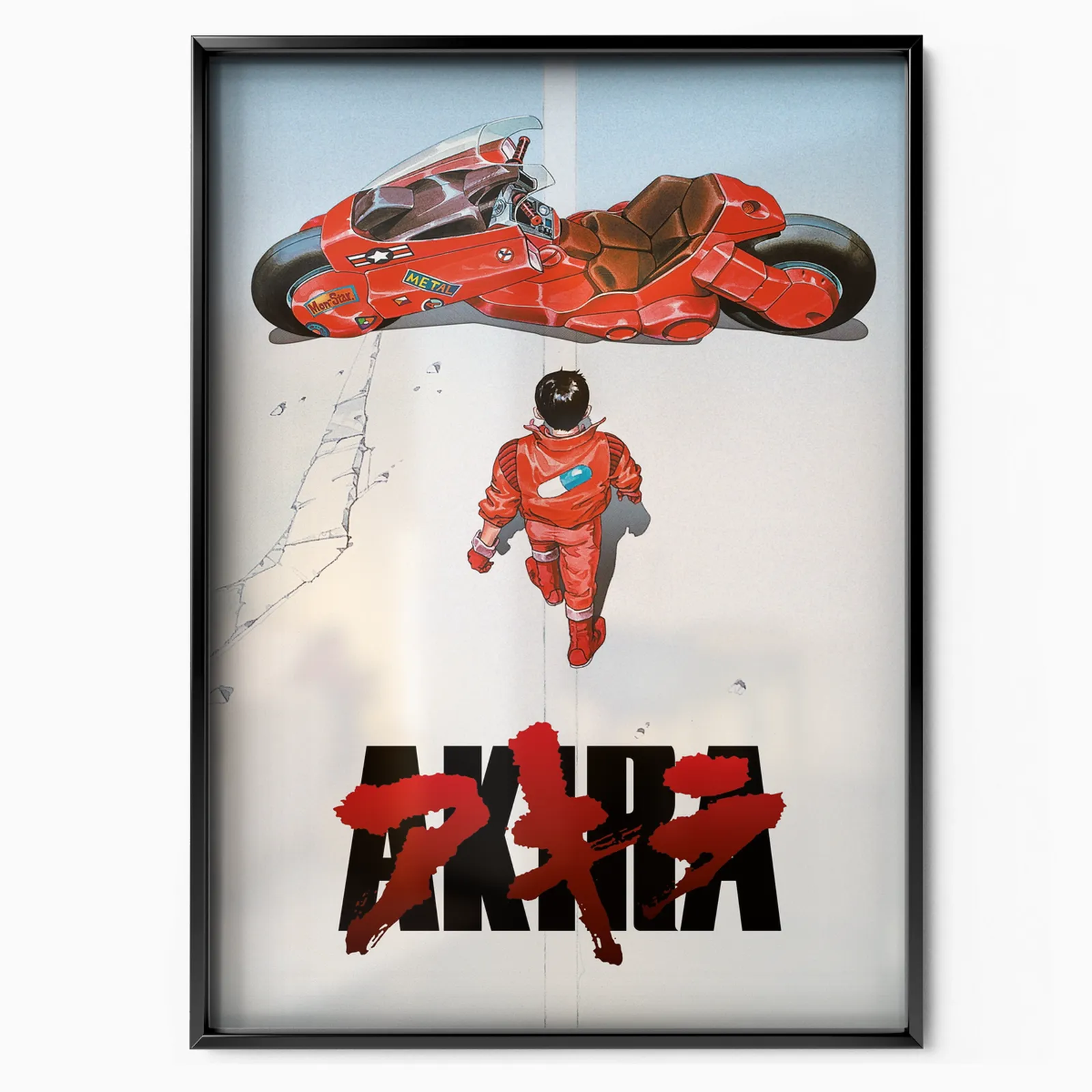 Neo-Tokyo Biker poster, museum grade matte print