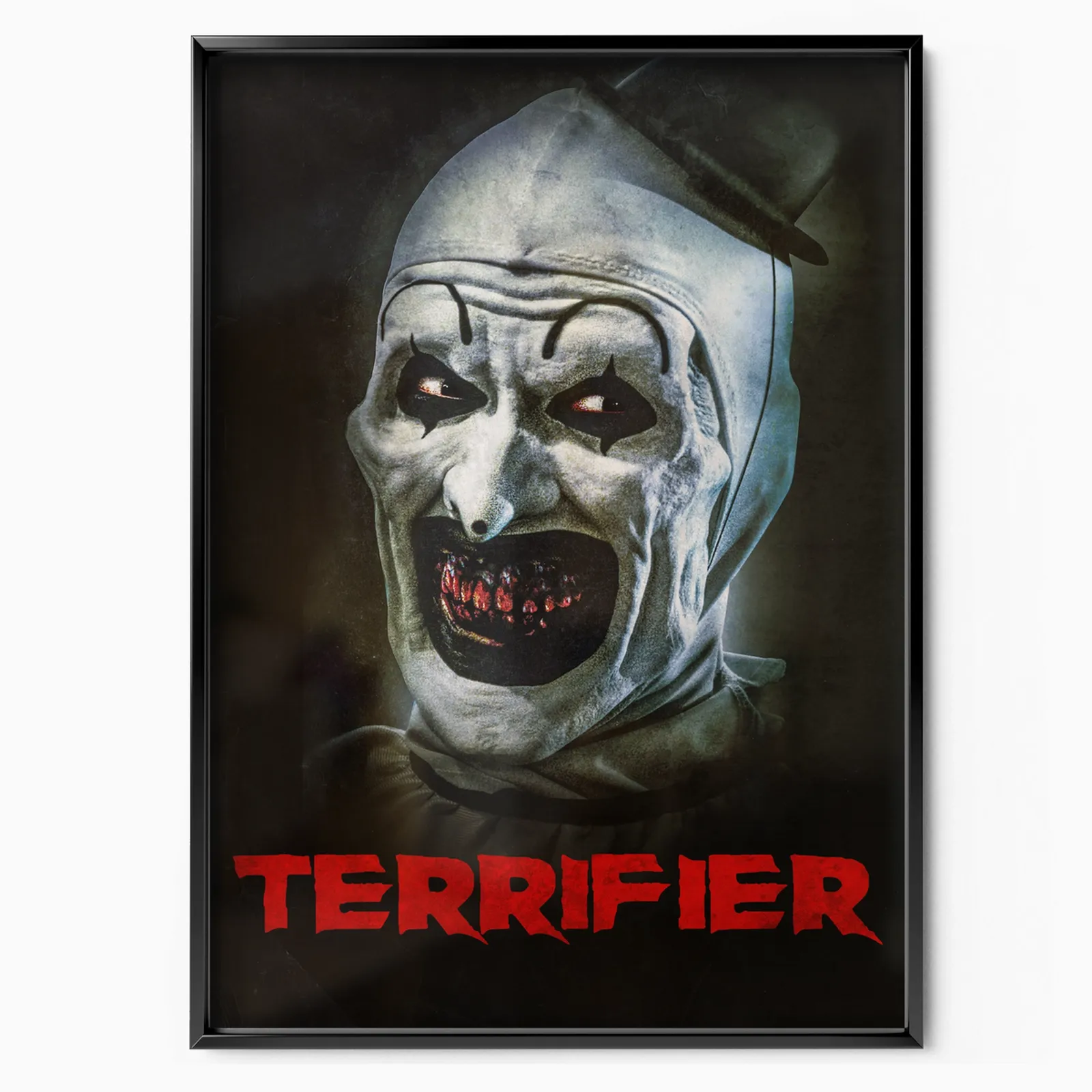 Terrifier plakat, mat kunsttryk i museumskvalitet