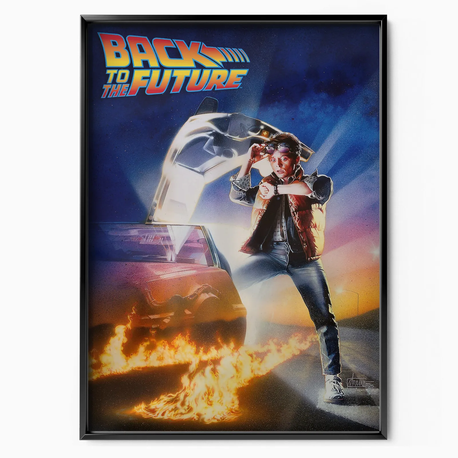 Back to the Future the movie poster, museum grade matte print