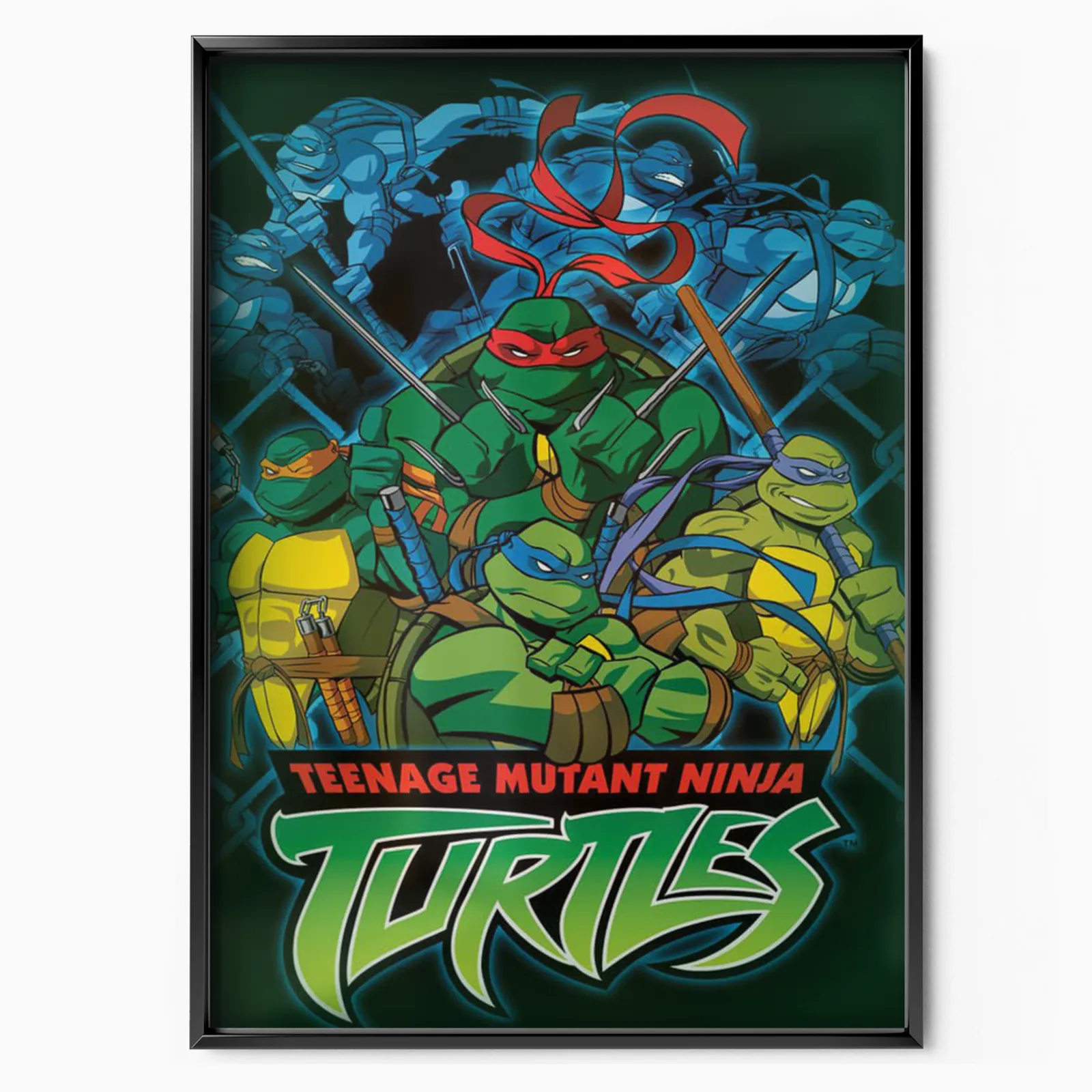 Mutant Turtle Warriors poster, museum grade matte print