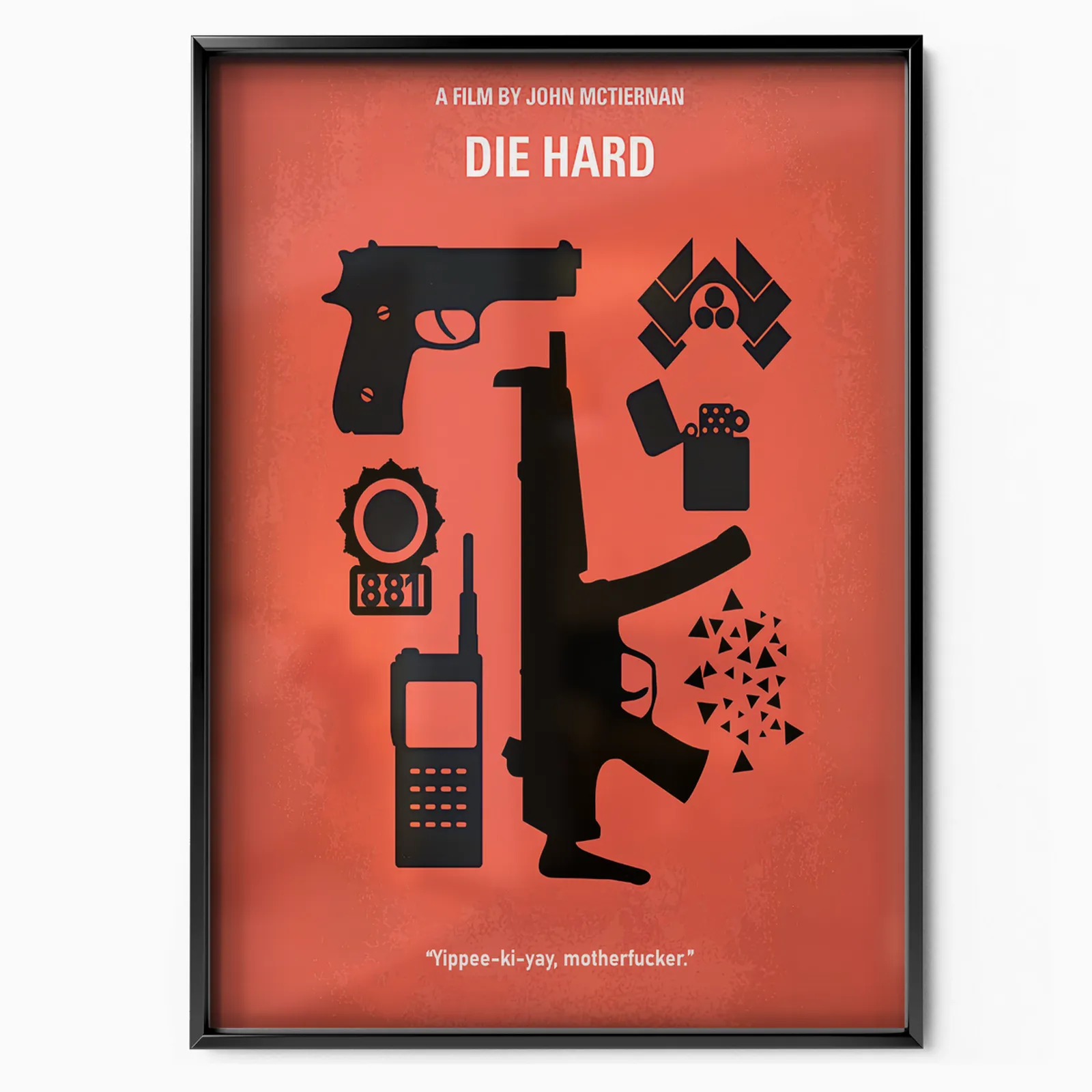 Die Hard Artwork poster, museum grade matte print