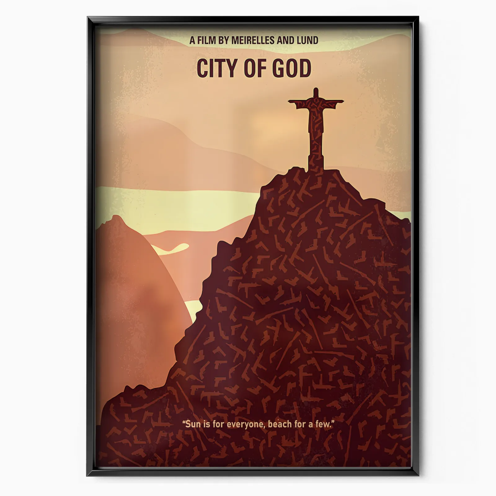 Cıty Of God Artwork poster, museum grade matte print