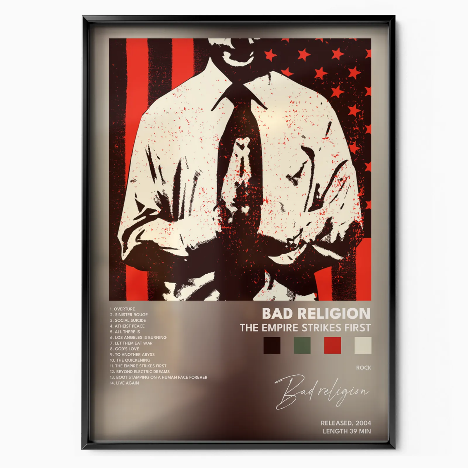 The Empire Strikes First Album poster, museum grade matte print