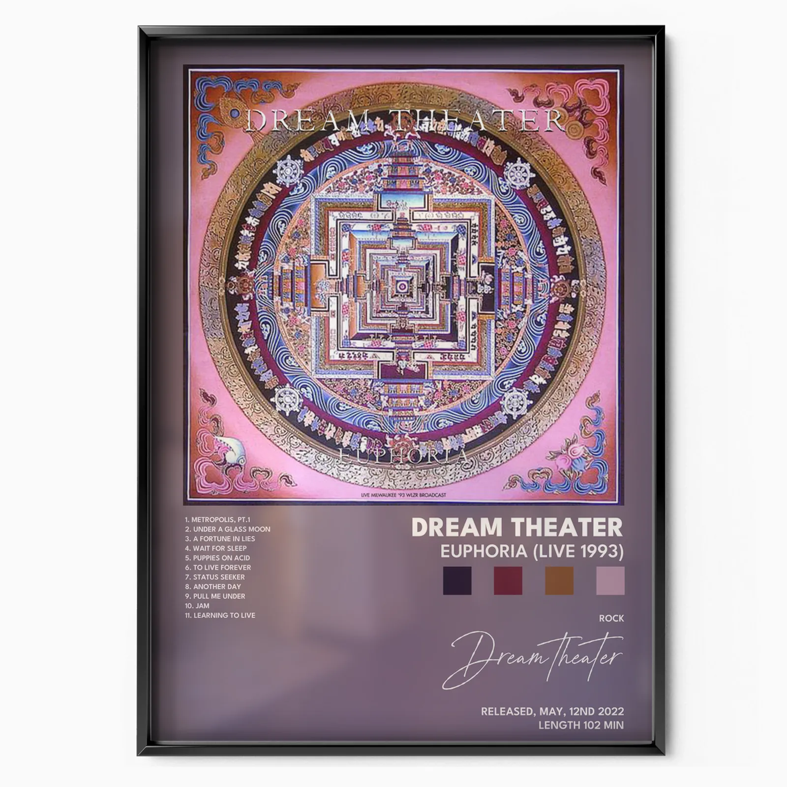Euphoria Live 1993 poster