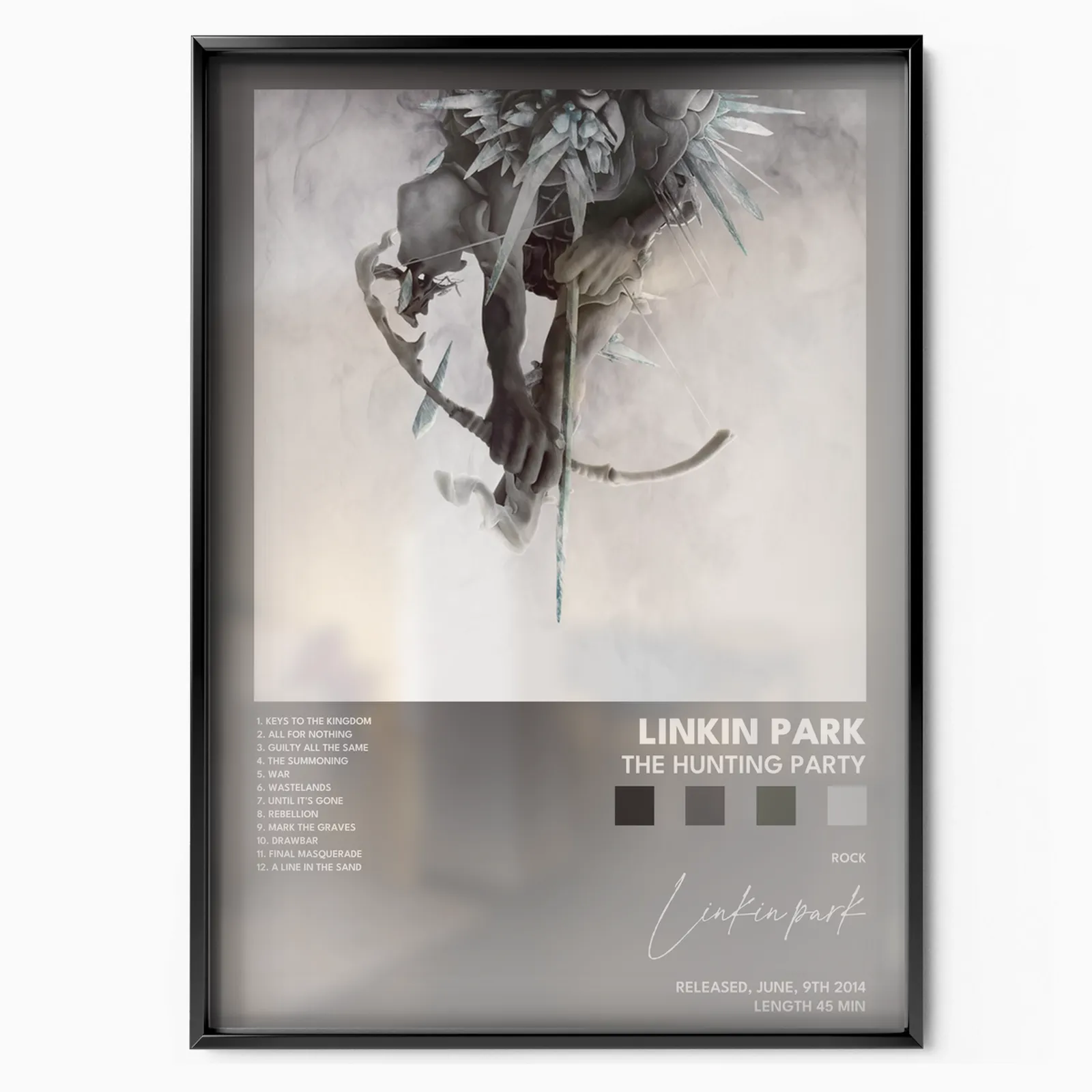 linkin park The Hunting Party poster plakát, matný tisk v muzejní kvalitě