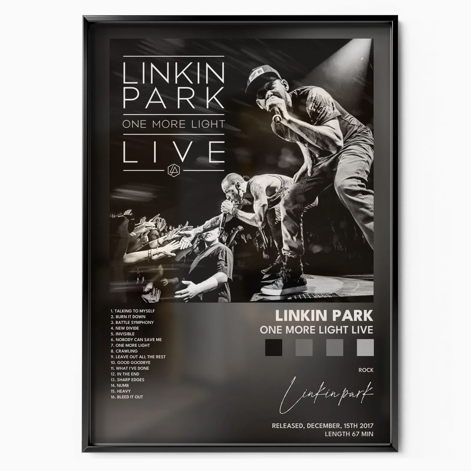 linkin park One More Light Live poster plakát, matný tisk v muzejní kvalitě