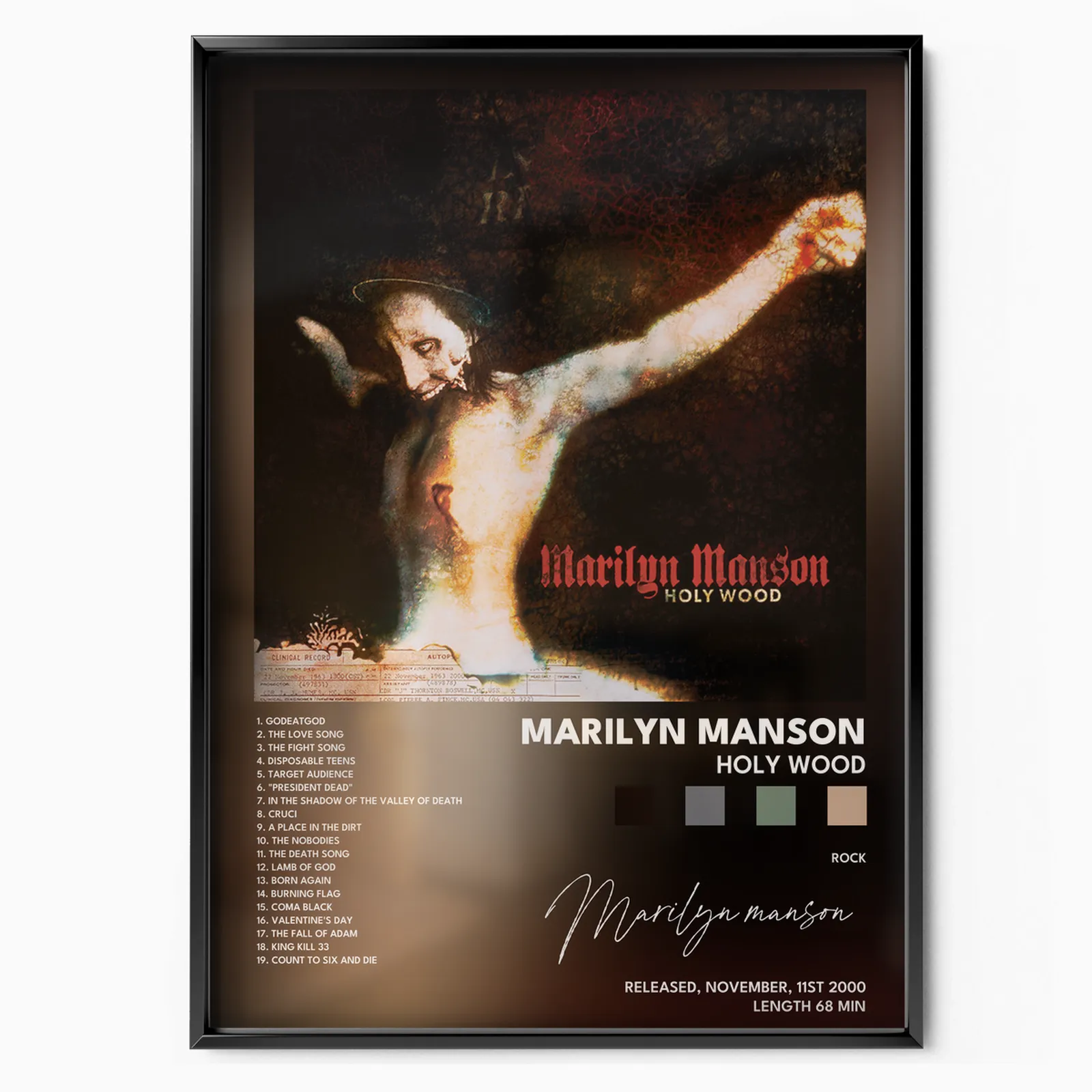 marilyn manson Holy Wood poster Poster – from 6.95€ | Free
