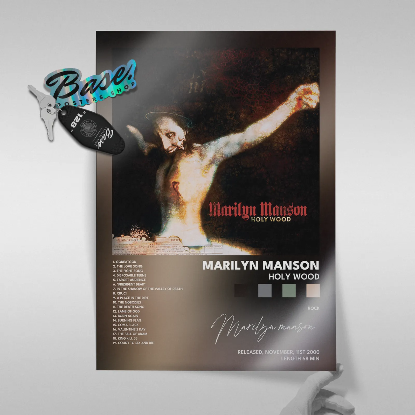 marilyn manson Holy Wood poster Poster – from 6.95€ | Free