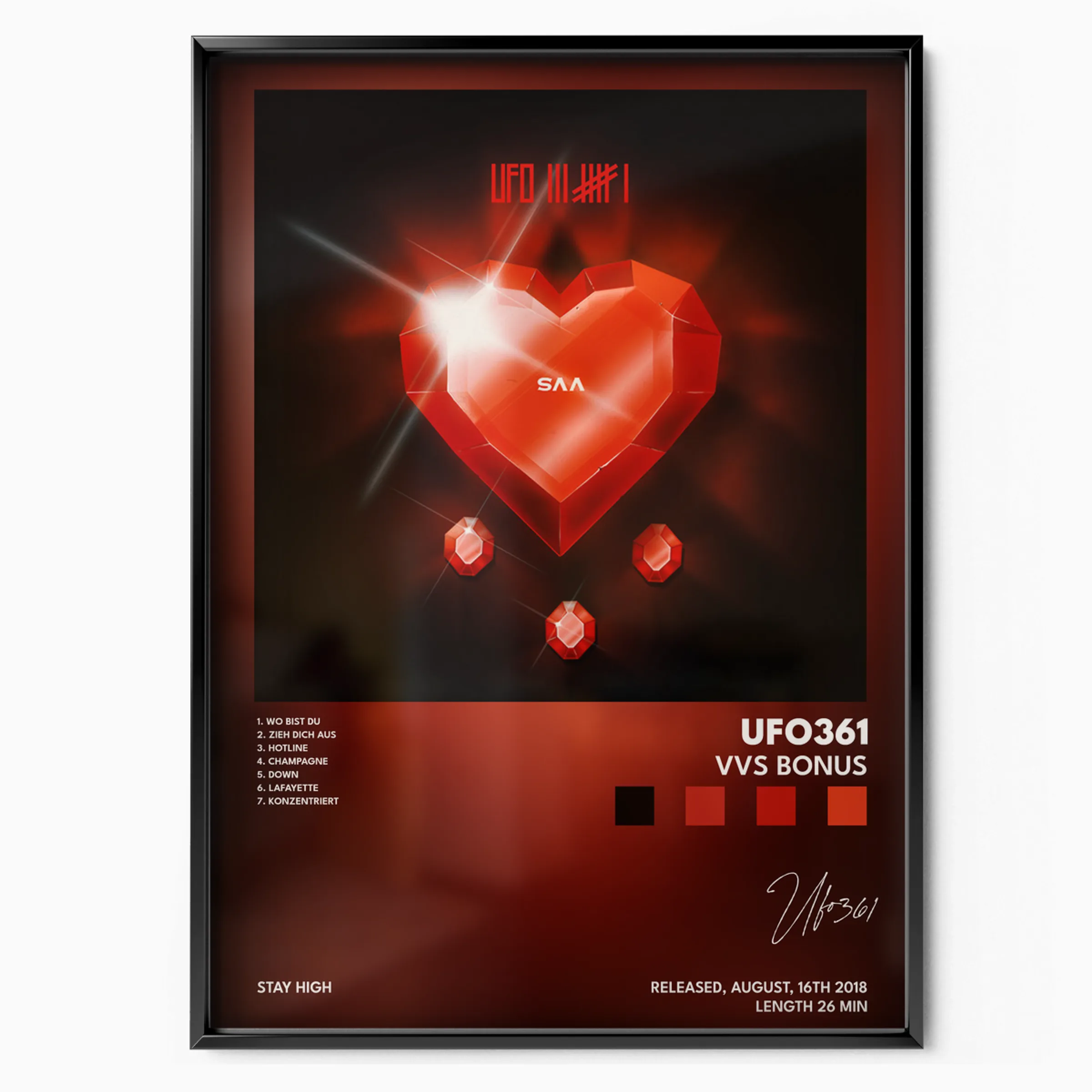 ufo 361 VVS Bonus poster poster, museum grade matte print