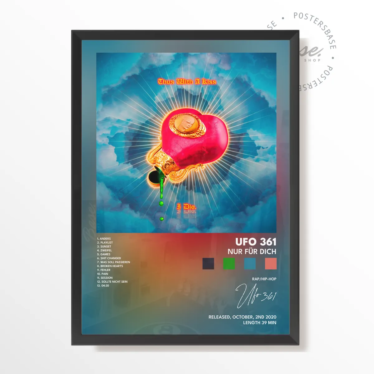 ufo 361 Nur für dich poster poster, museum grade matte print