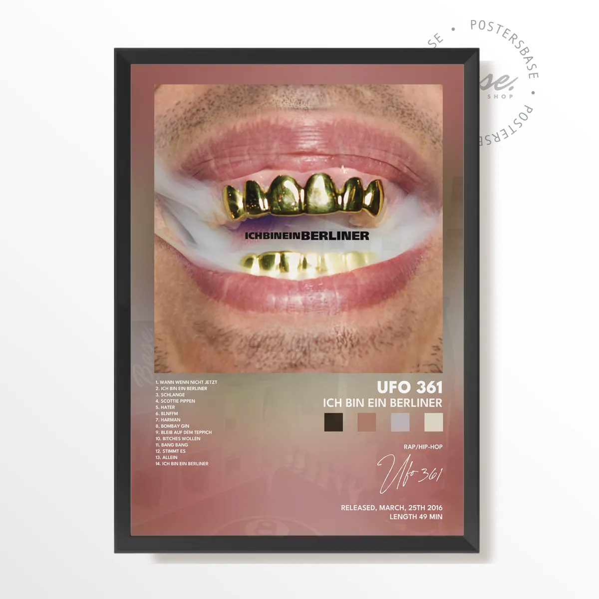 ufo 361 Ich bin ein Berliner poster poster, museum grade matte print