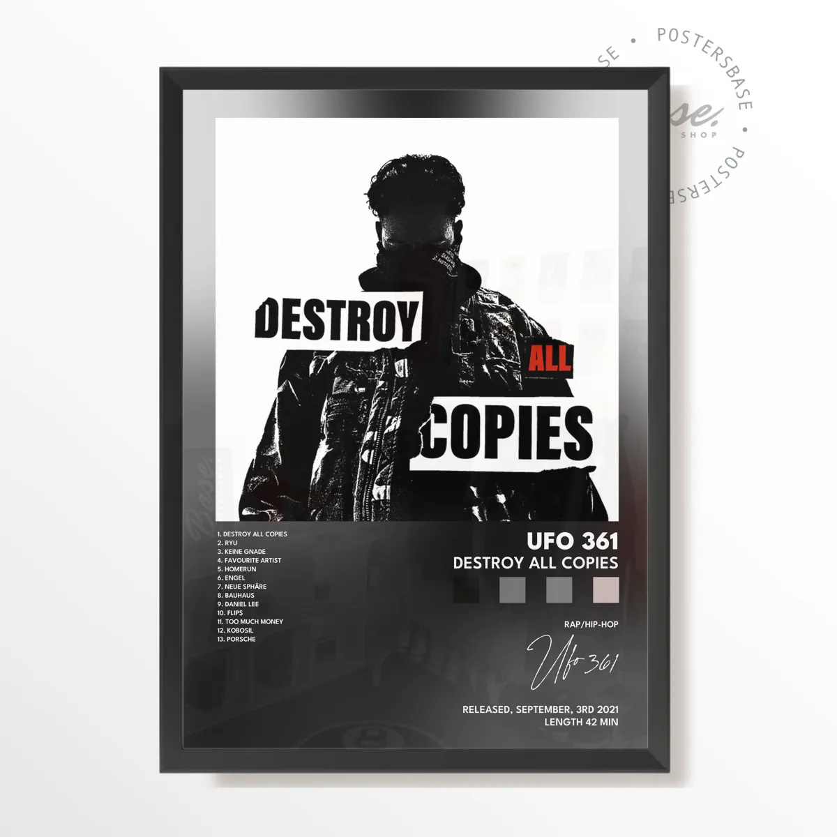 ufo 361 DESTROY ALL COPIES poster poster, museum grade matte print