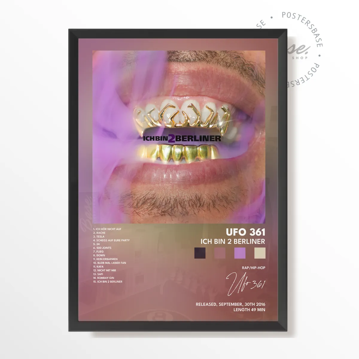 ufo 361 Ich bin 2 Berliner poster poster, museum grade matte print