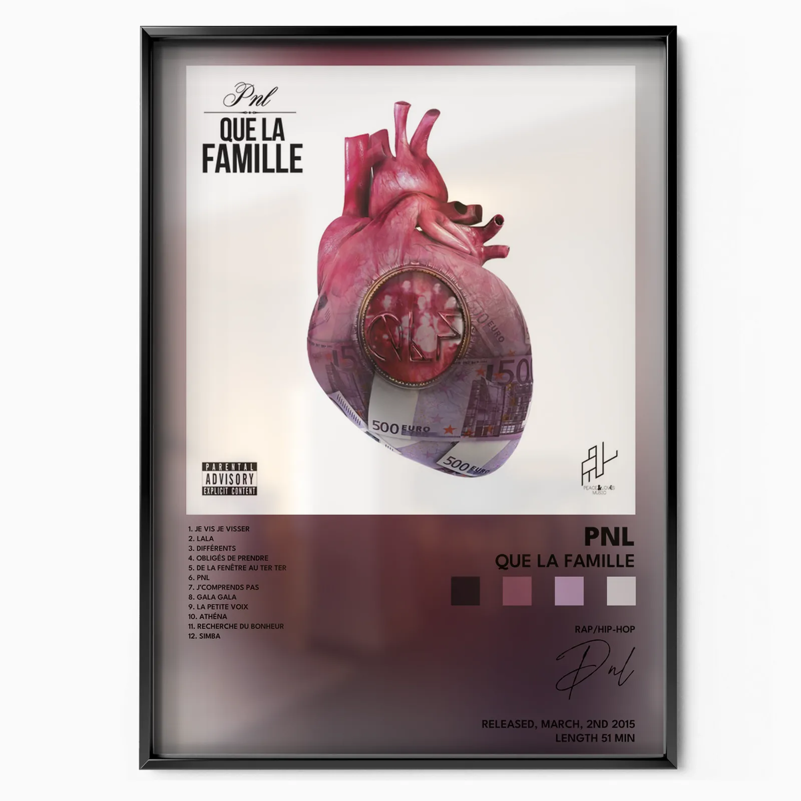 Que la famille poster