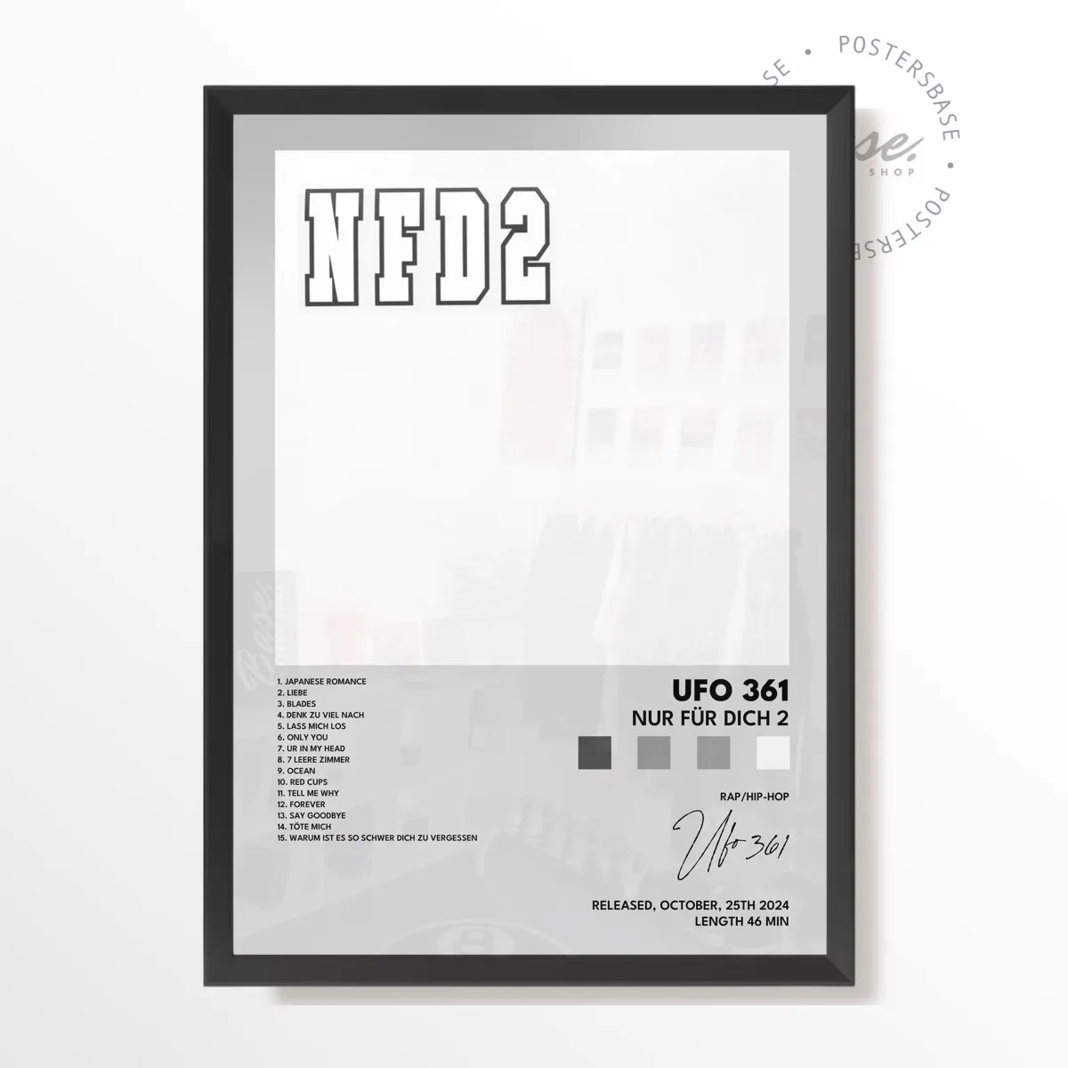 ufo 361 NUR FÜR DICH 2 poster poster, museum grade matte print