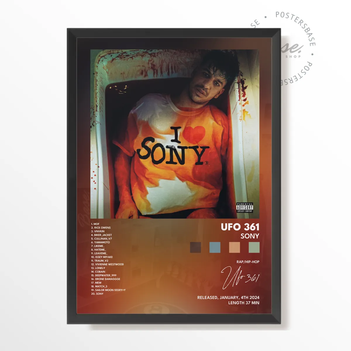 ufo 361 SONY poster poster, museum grade matte print