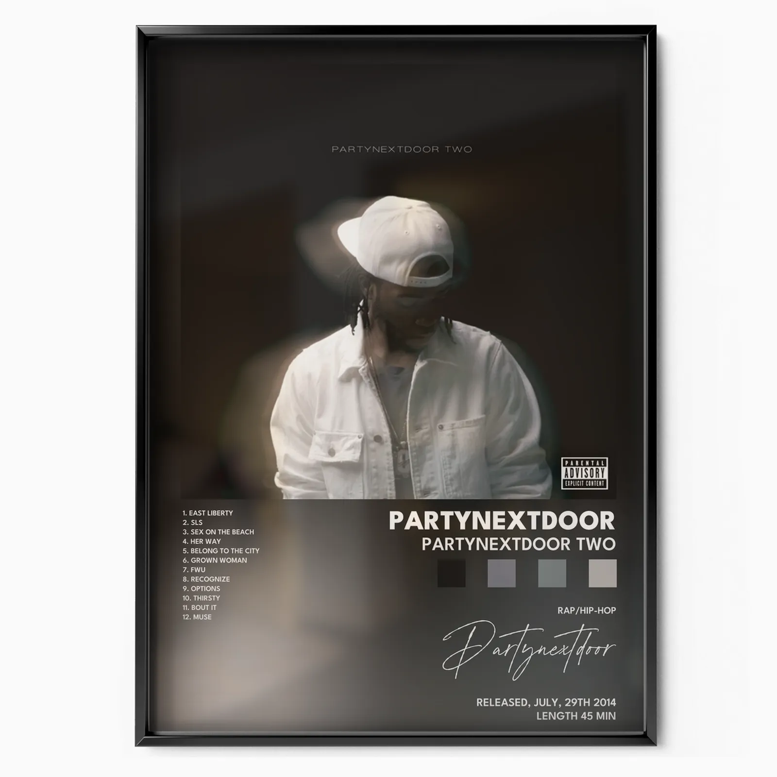 PARTYNEXTDOOR TWO poster