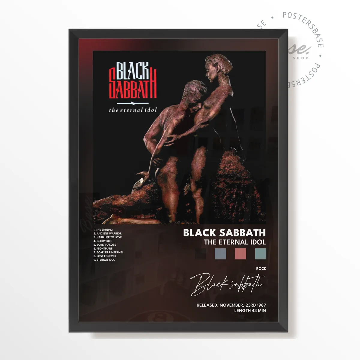 The Eternal Idol Album poster, museum grade matte print