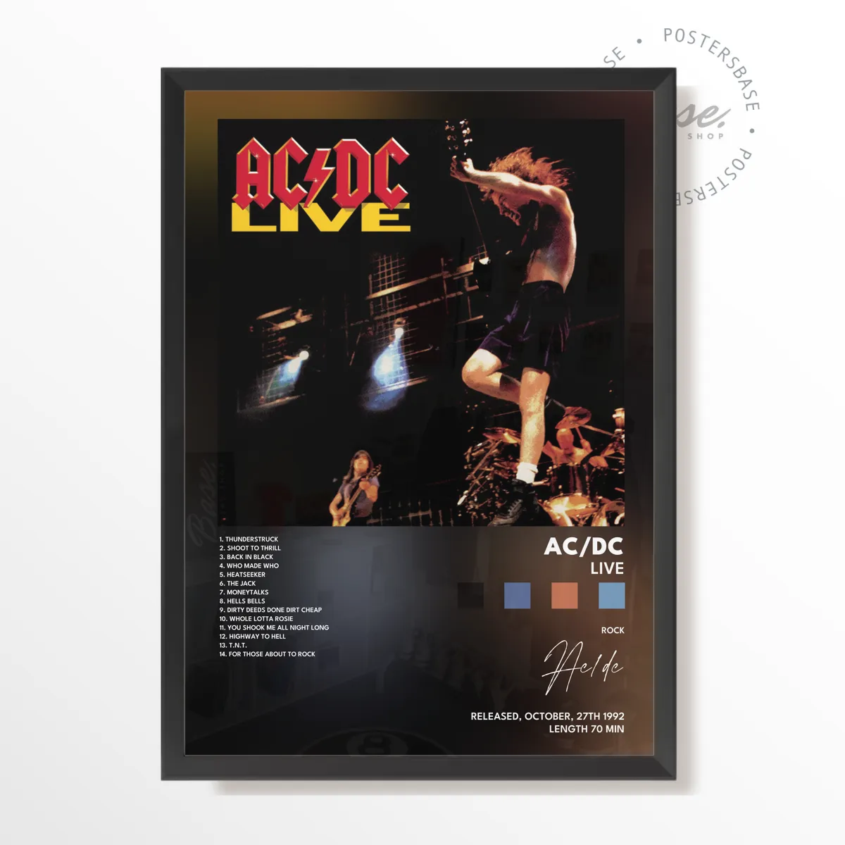 Live Album poster, museum grade matte print