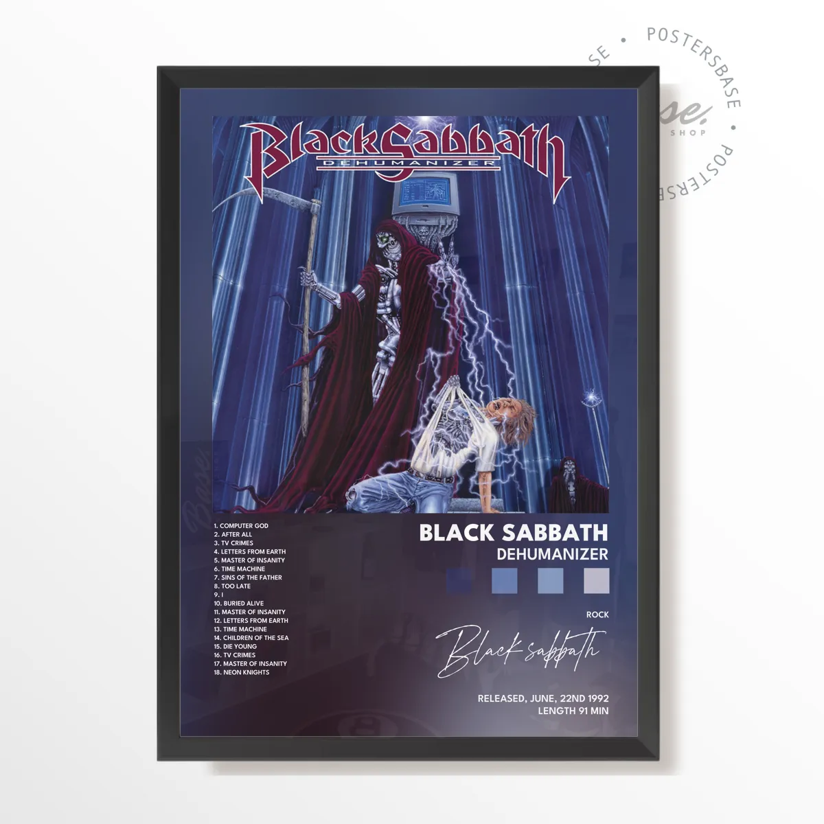 Dehumanizer Album poster, museum grade matte print