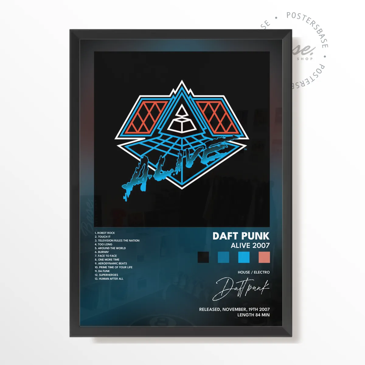 Alive 2007 Album poster, museum grade matte print