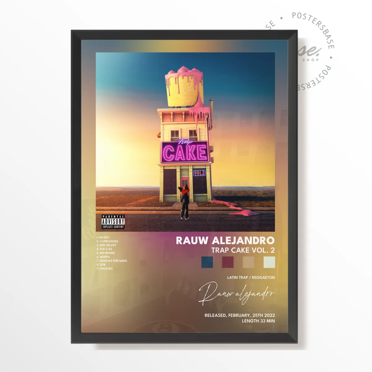 Rauw Alejandro TRAP CAKE VOL 2 poster