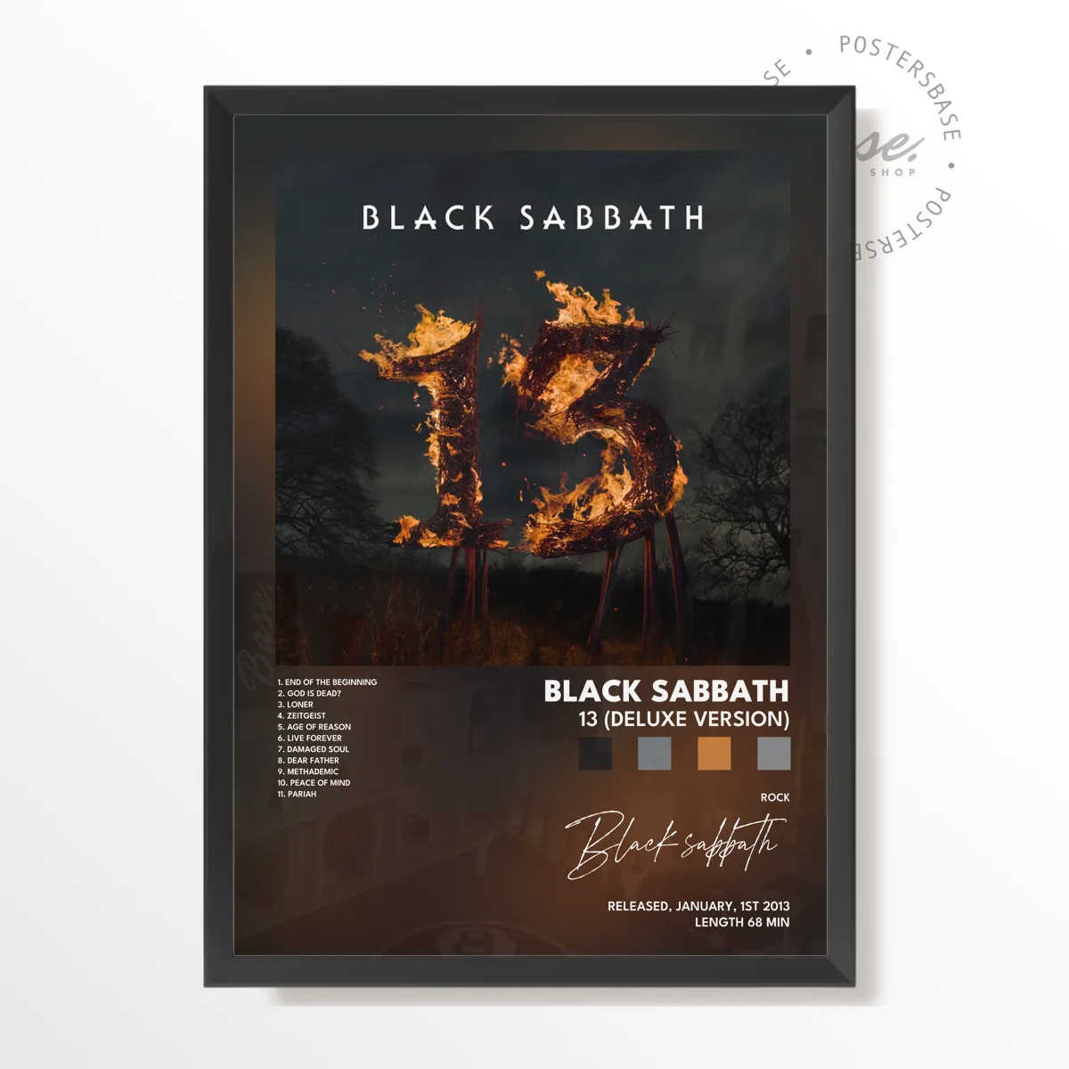 13 (Deluxe Version) Album poster, museum grade matte print