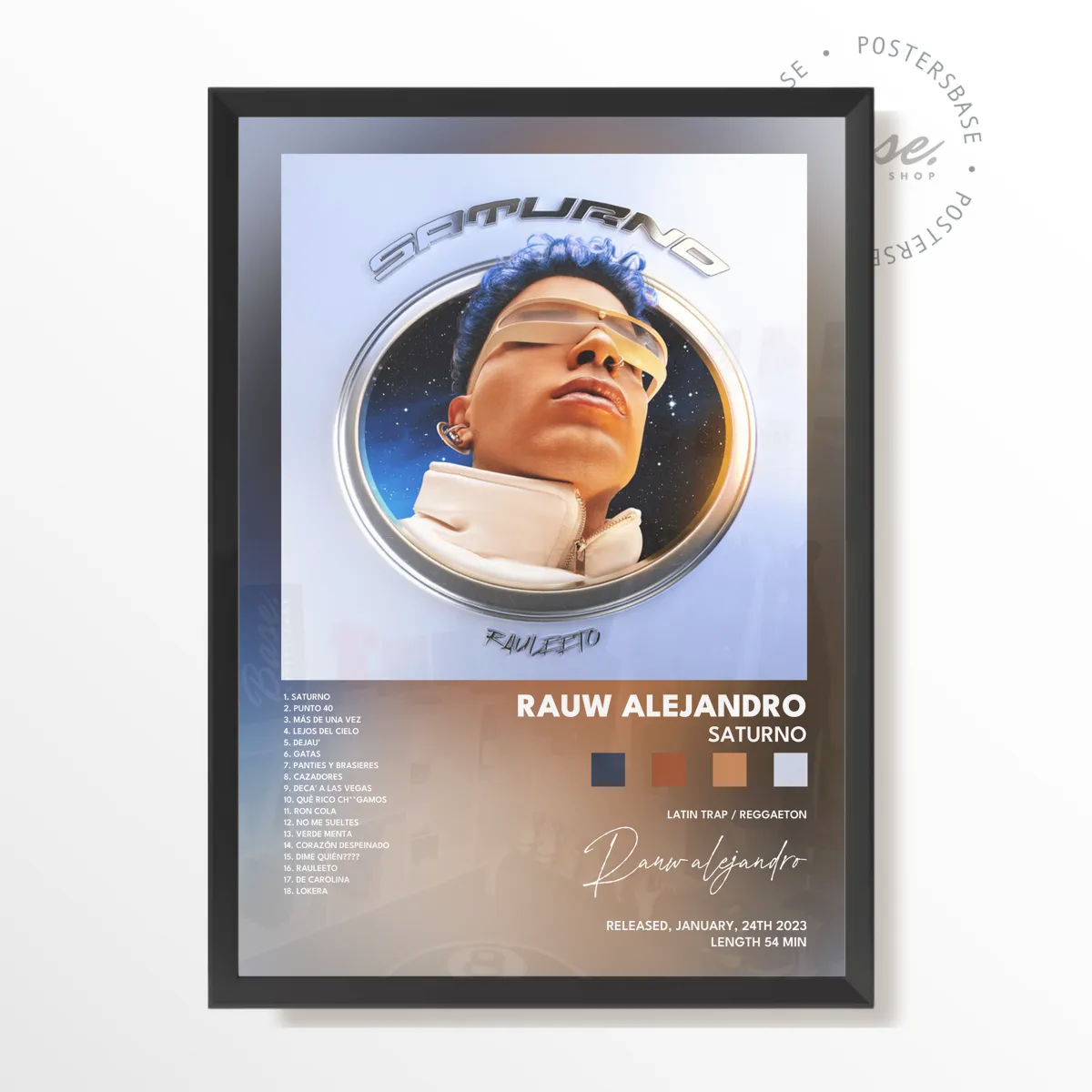 Rauw Alejandro SATURNO poster
