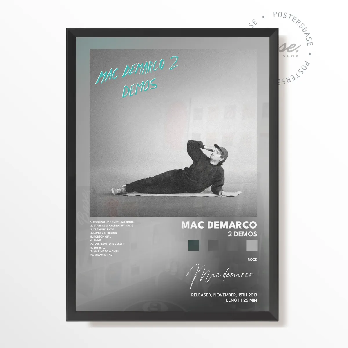 mac demarco 2 Demos poster, museum grade matte print