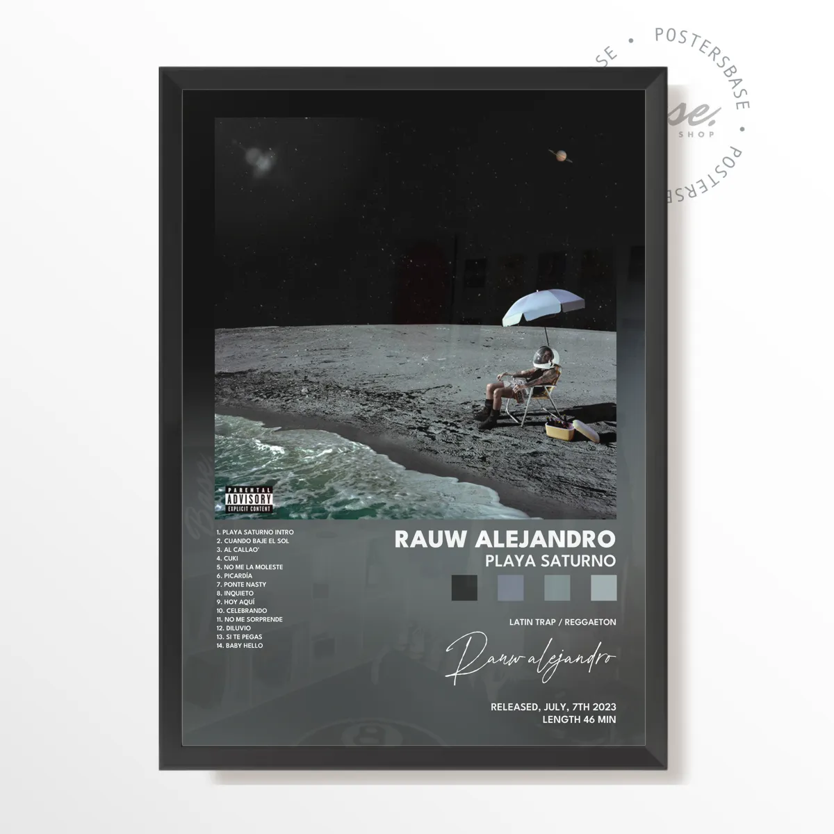 Rauw Alejandro PLAYA SATURNO poster