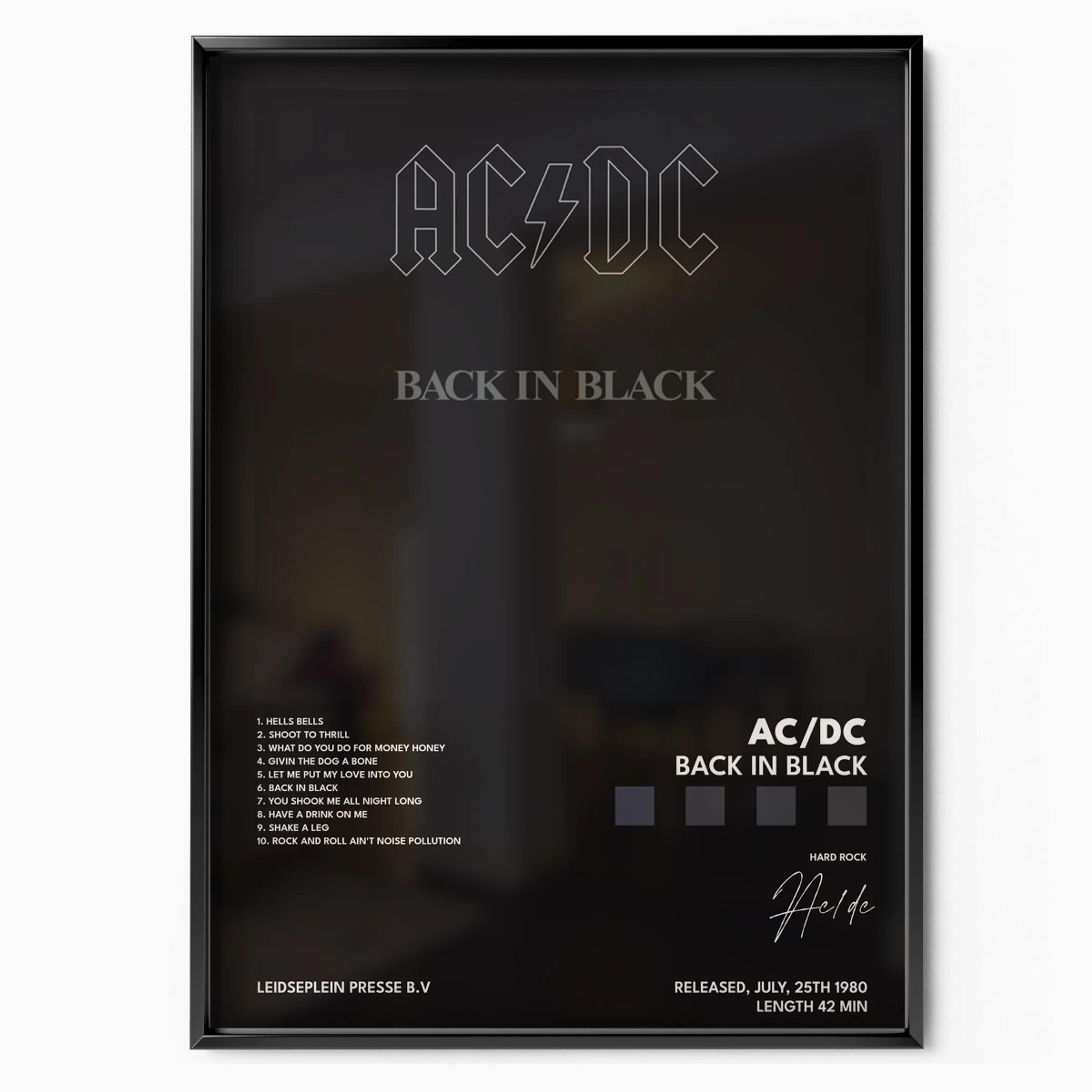Back in Black poster