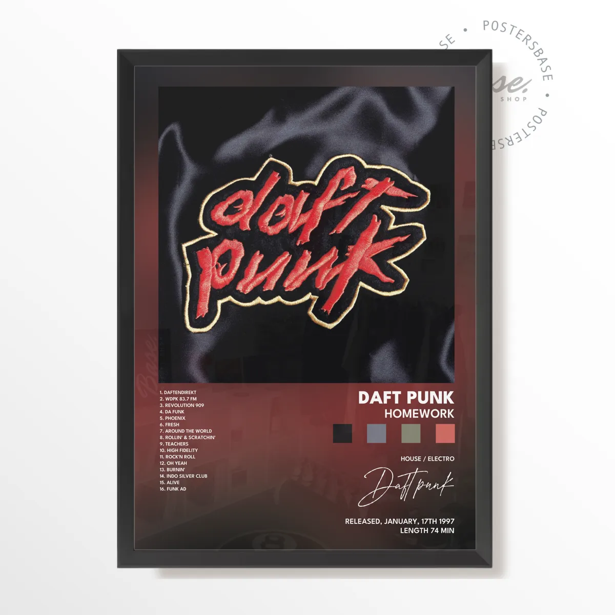 Homework Album poster, museum grade matte print