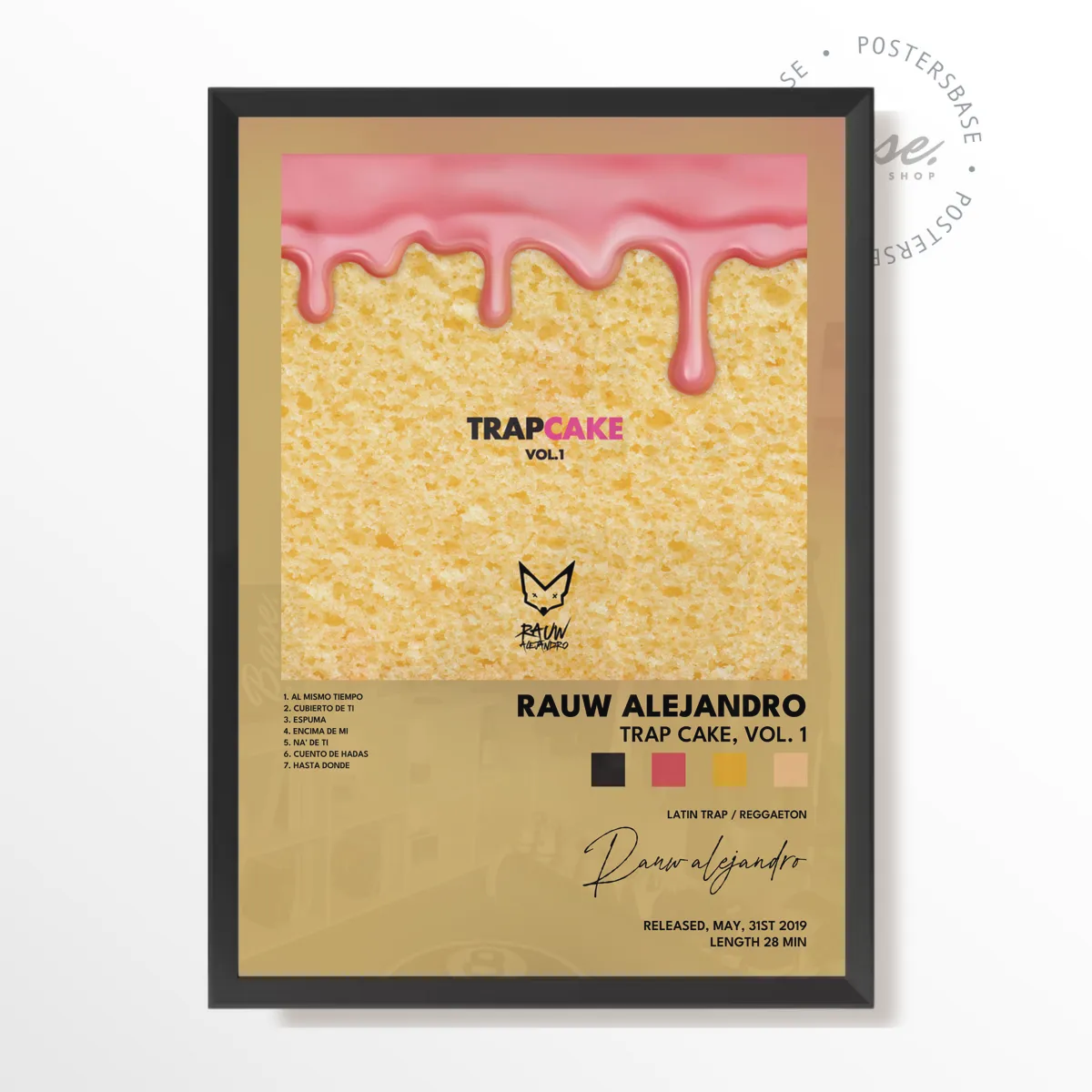 Rauw Alejandro Trap Cake Vol 1 poster