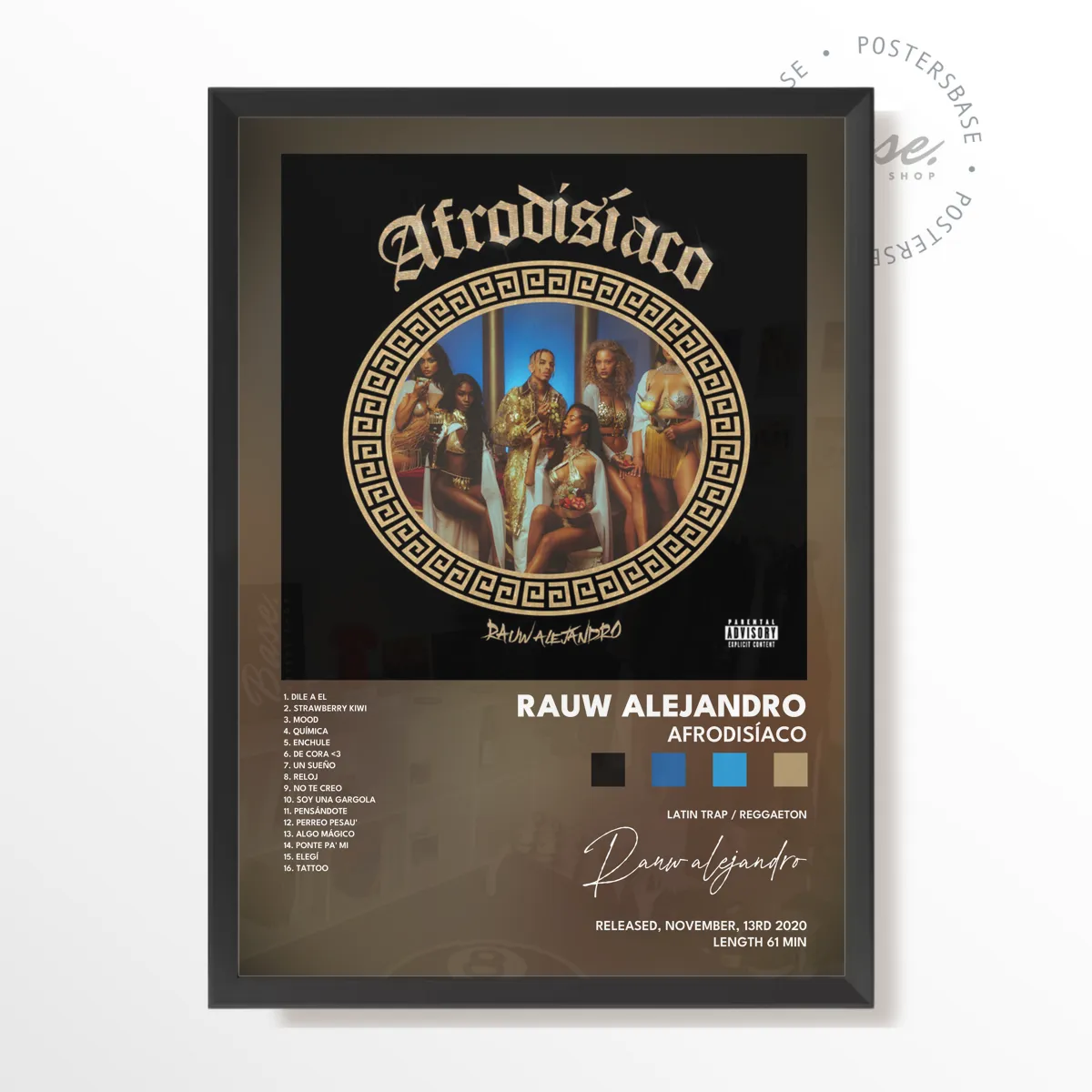 Rauw Alejandro Afrodisíaco poster