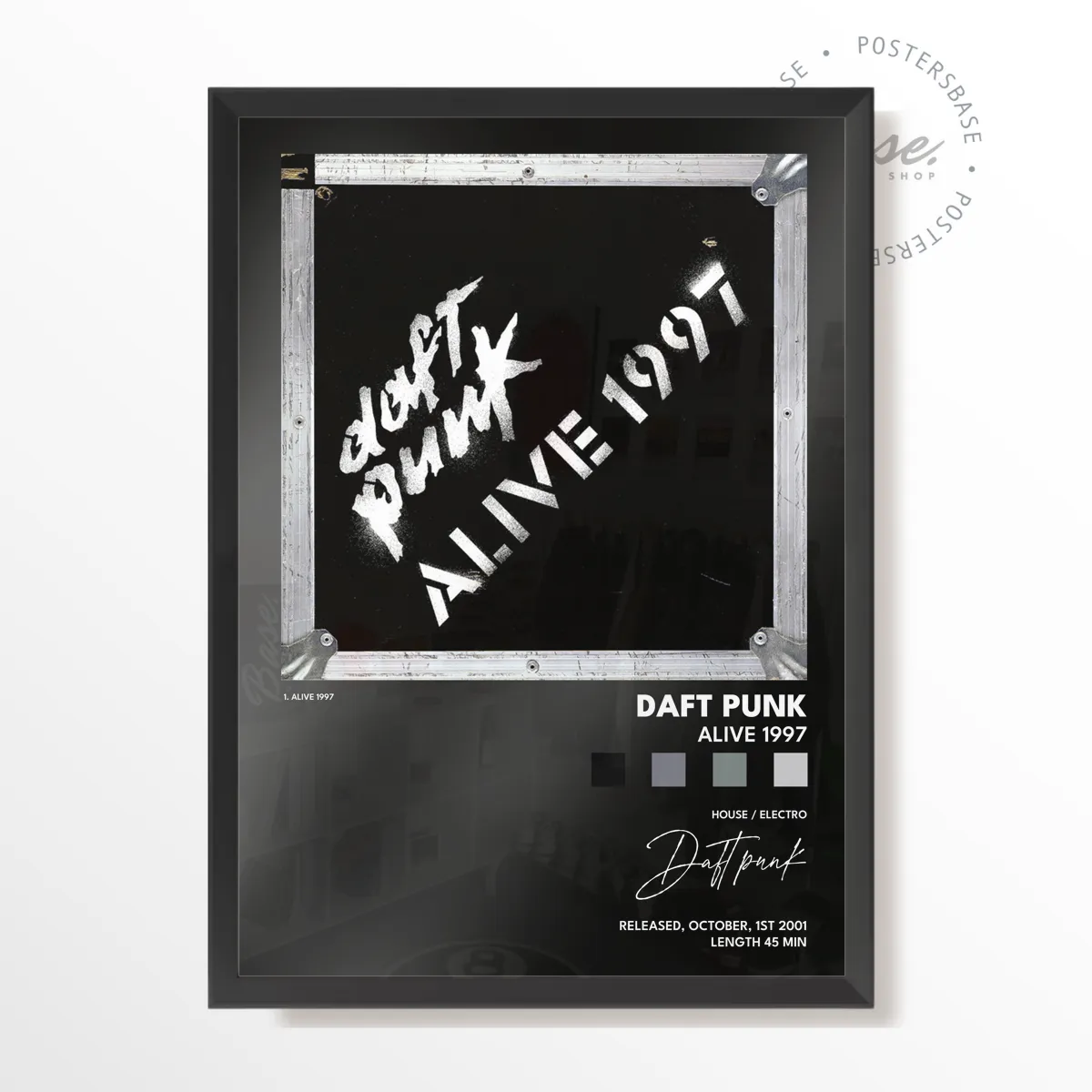 Alive 1997 Album poster, museum grade matte print