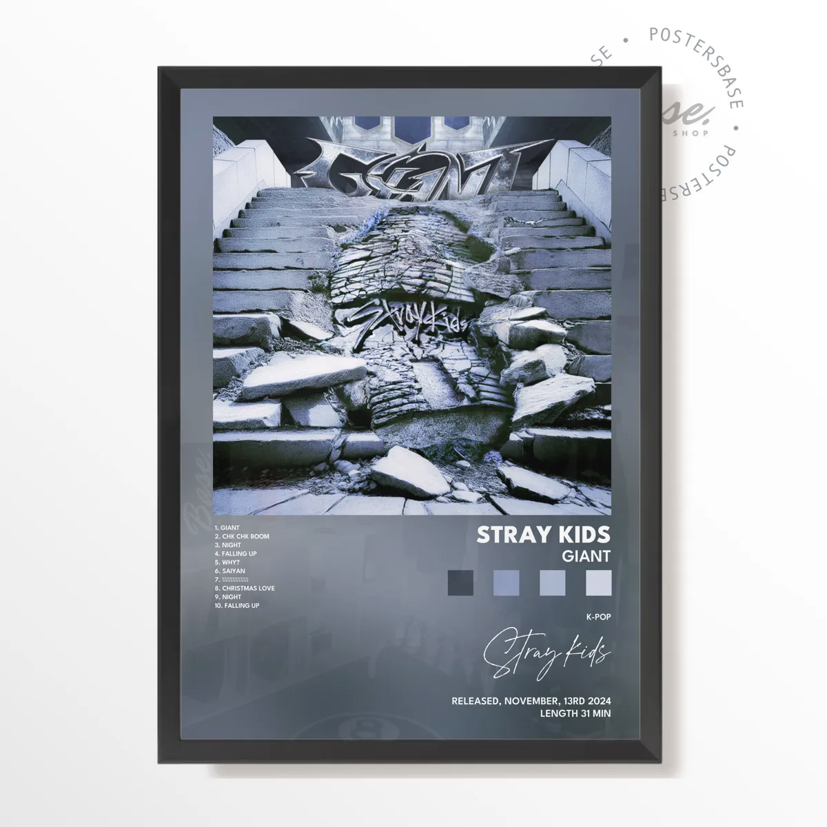 stray kids GIANT plakát, matný tisk v muzejní kvalitě