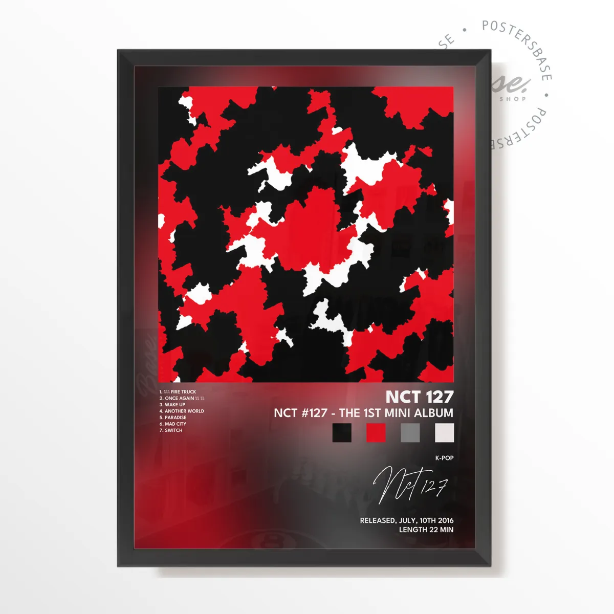 nct 127 NCT 127   The 1st Mini Album plakát, matný tisk v muzejní kvalitě