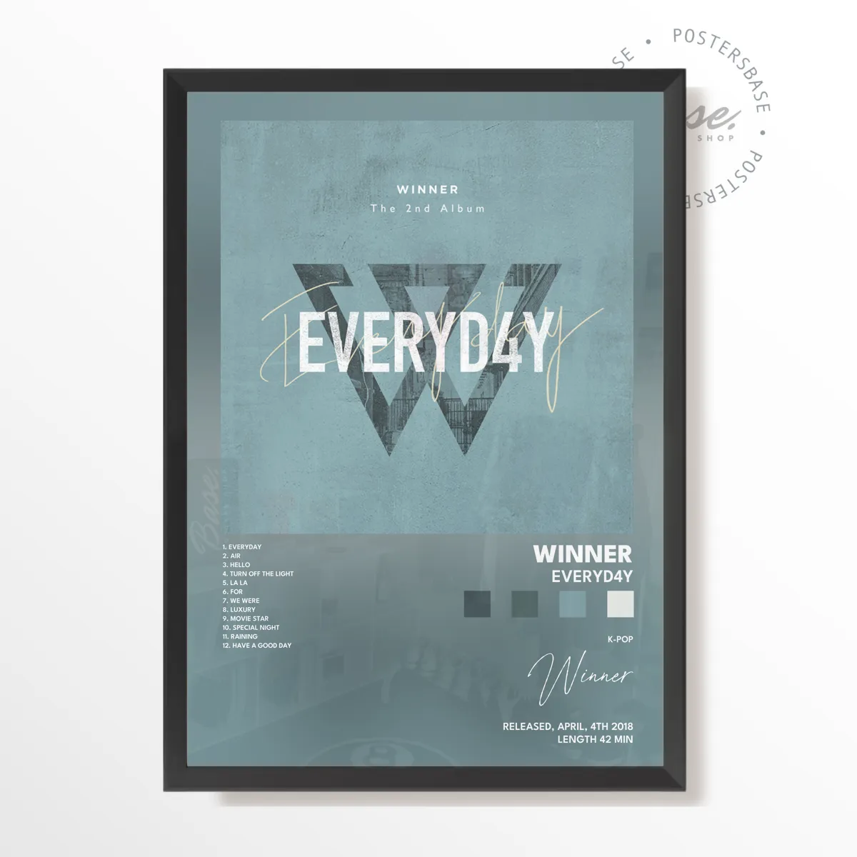 winner EVERYD4Y plakát, matný tisk v muzejní kvalitě
