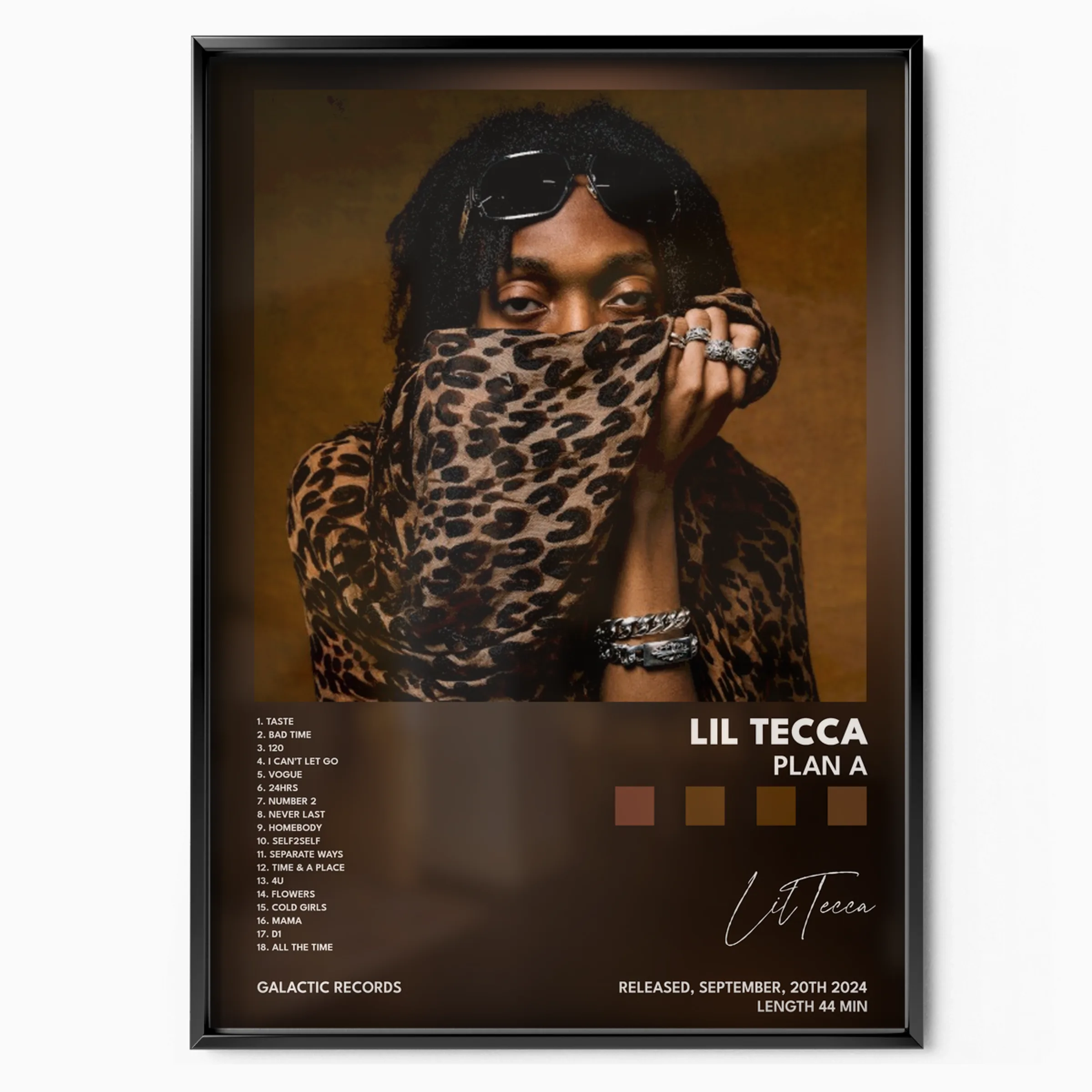 Lil Tecca Plan A poster